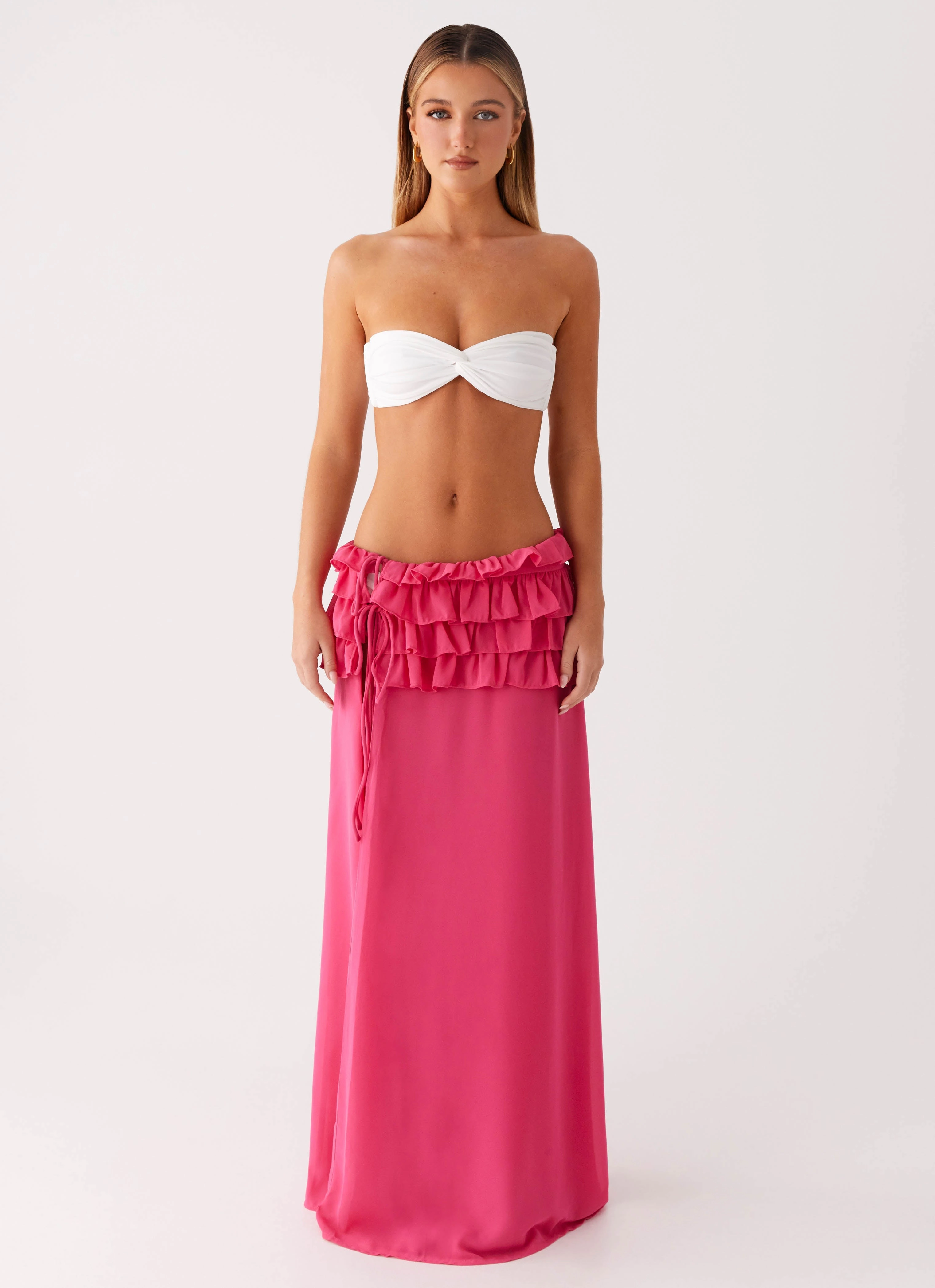 Shirin Sarong - Hot Pink Textured Grip