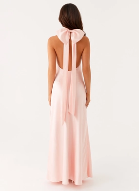 Siani Backless Maxi Dress - Pink Self Power