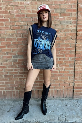 Elegant Cardigan Titans Double-Sided Chain Tank