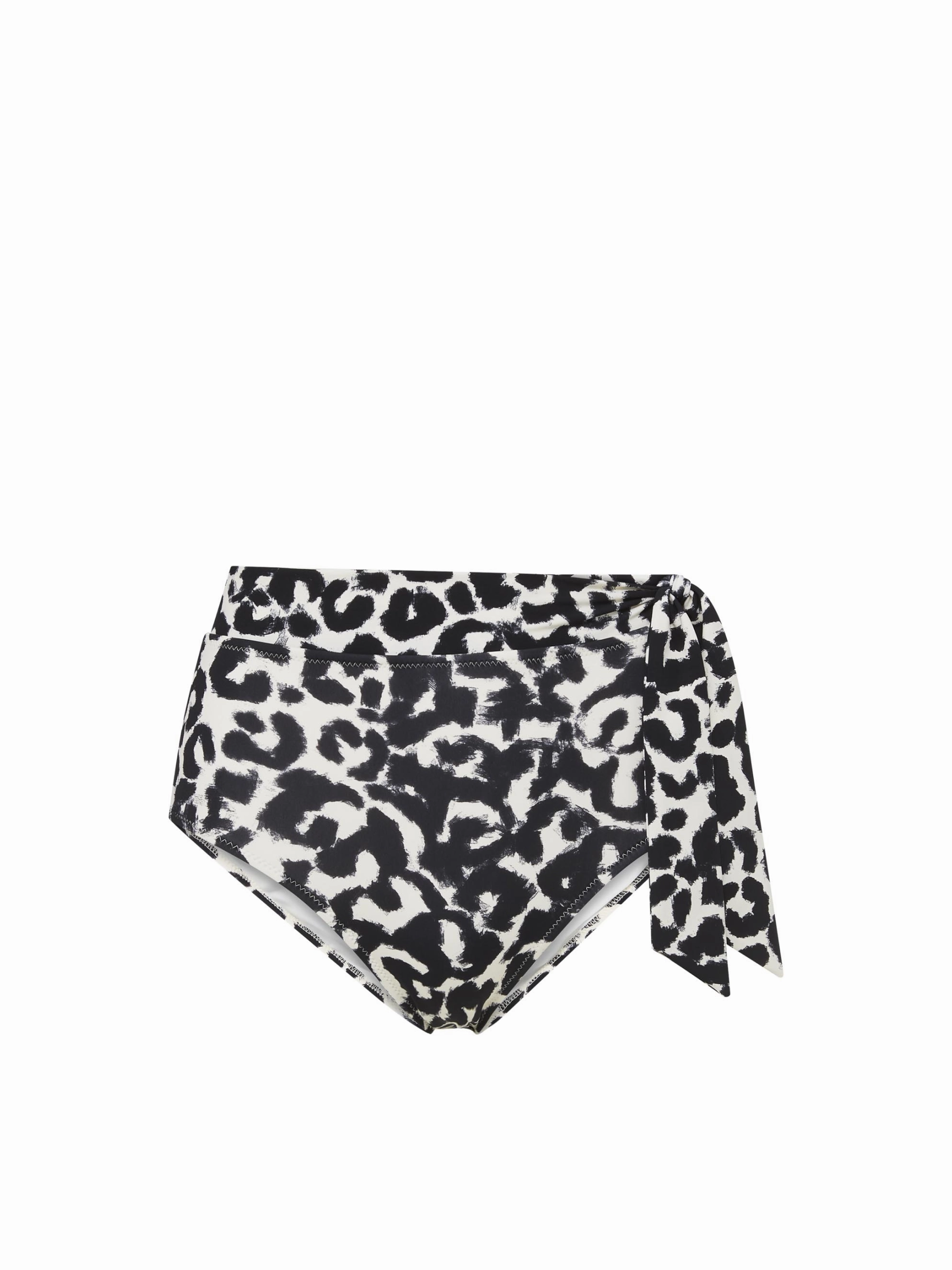 Seaside Style Side Tie High Waist Bottom Mia Leopard