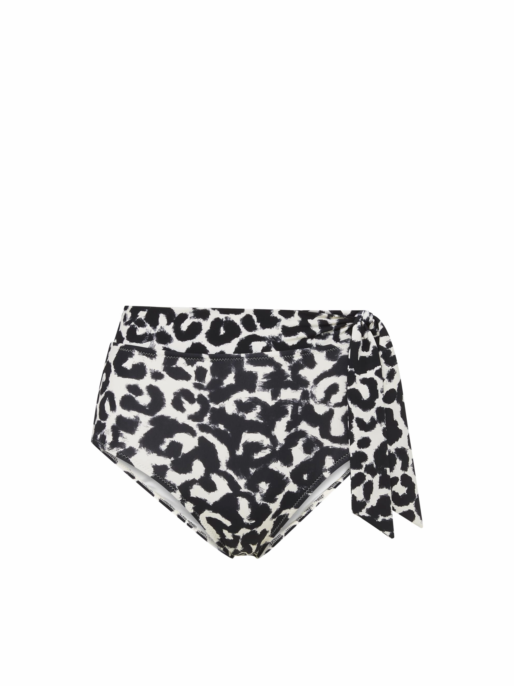Mold resistant Side Tie High Waist Bottom Mia Leopard