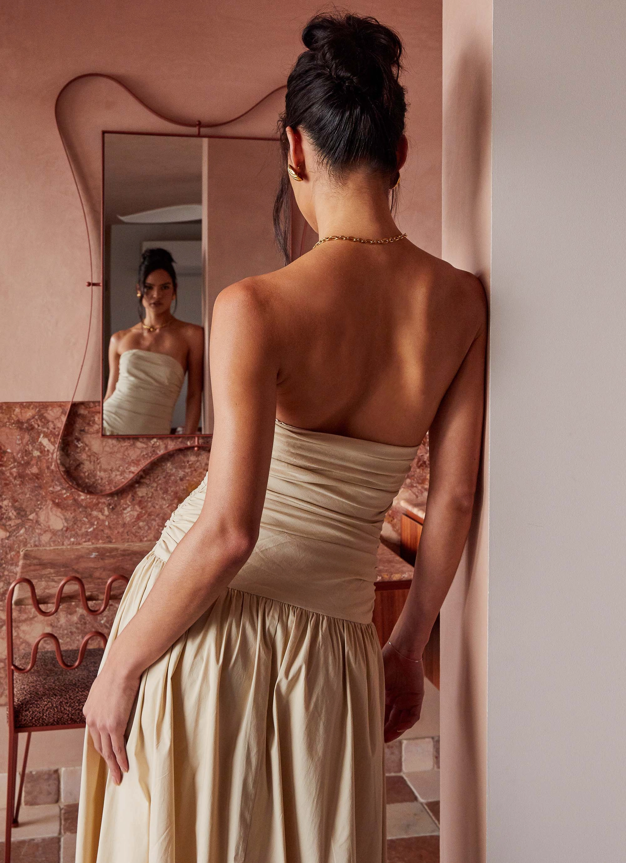 Carmel Maxi Dress - Ivory Polite Vibe