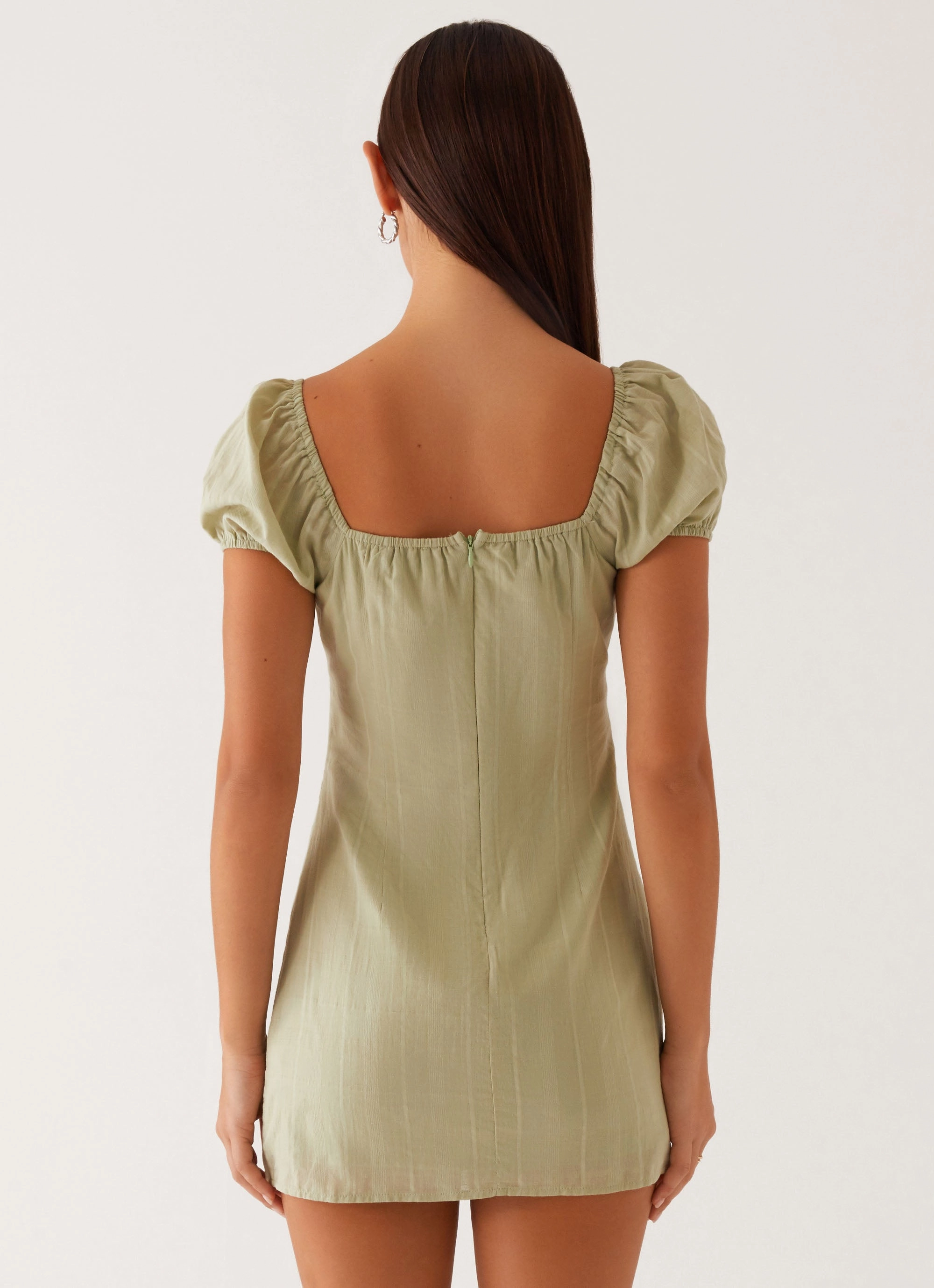 Fresh Palette solo wear Fran Mini Dress - Pastel Green