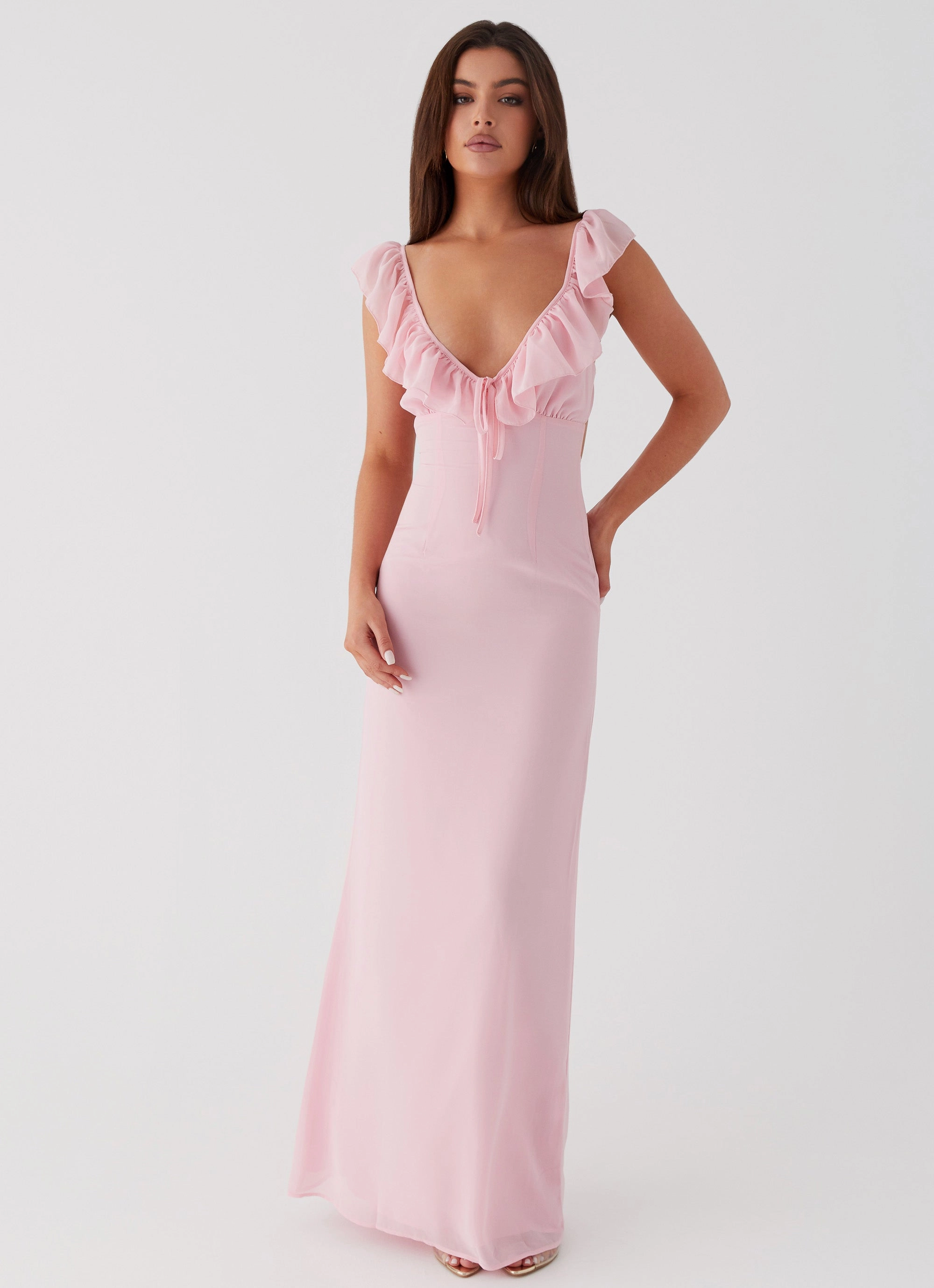 Silvie Maxi Dress - Pink Summer Friendly