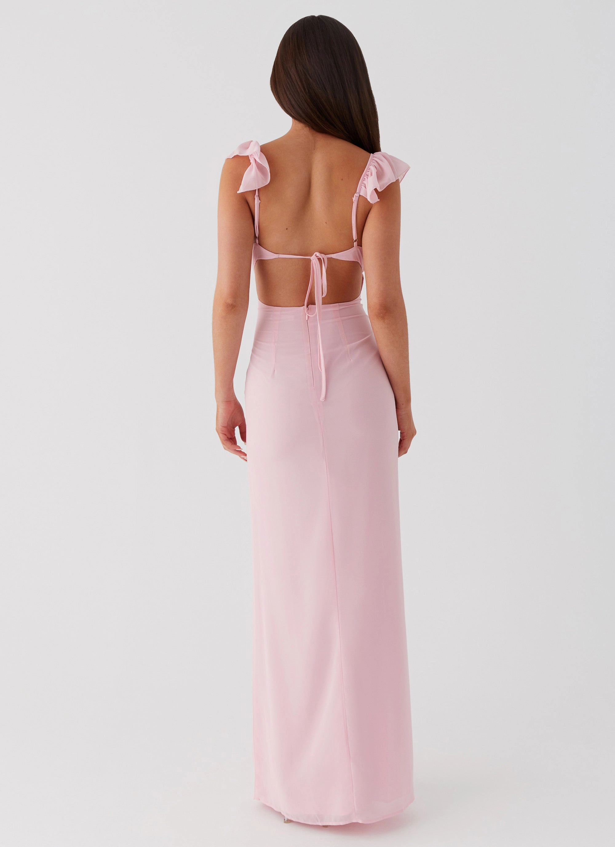 Elegant Tailoring Silvie Maxi Dress - Pink