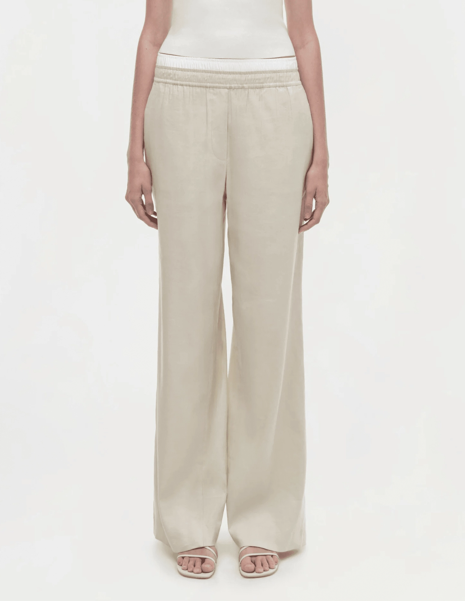 Outdoor Layer Simkhai Bristol Combo Linen Pant