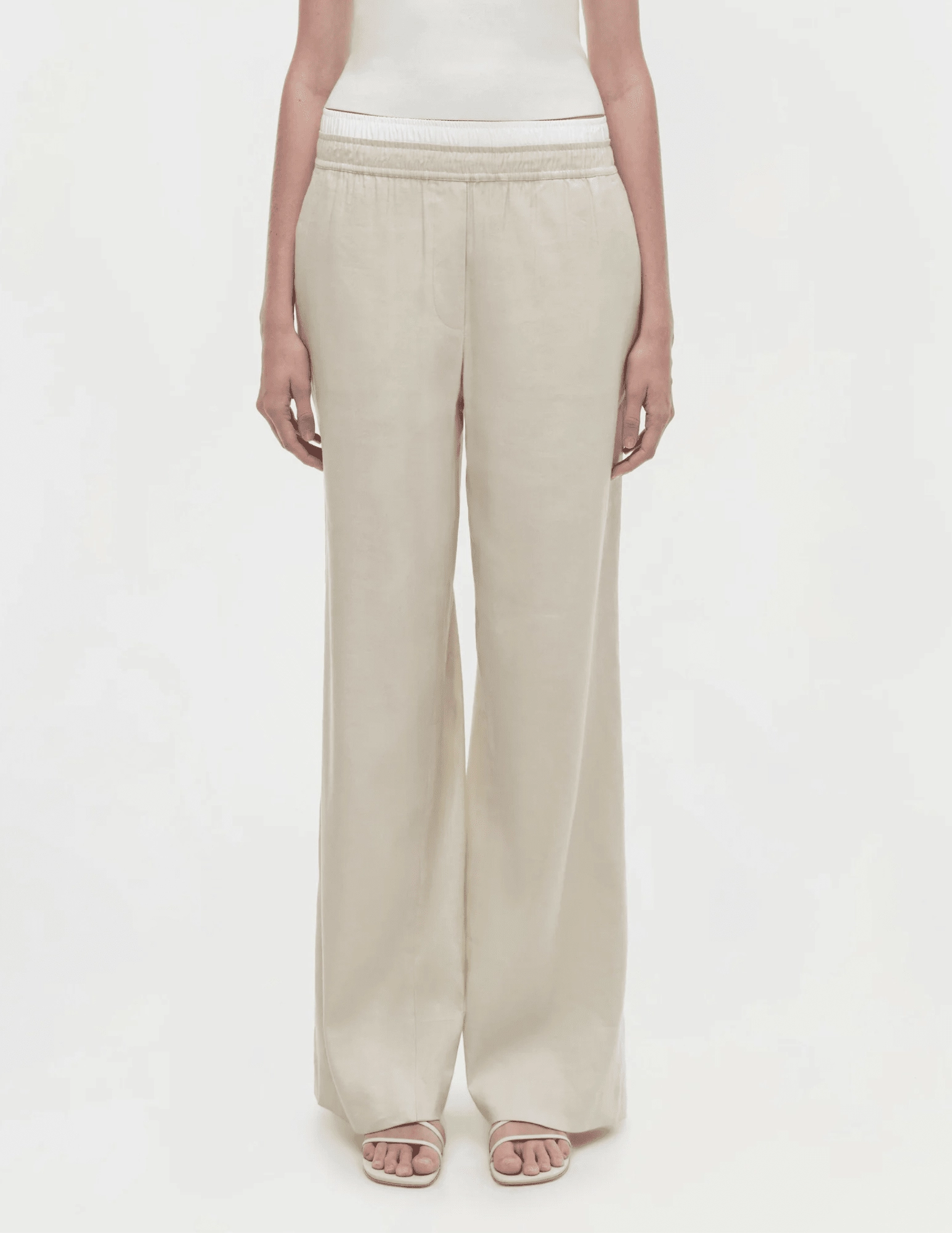 Simkhai Bristol Combo Linen Pant Multi Pocket Design Stain Repellent Coating