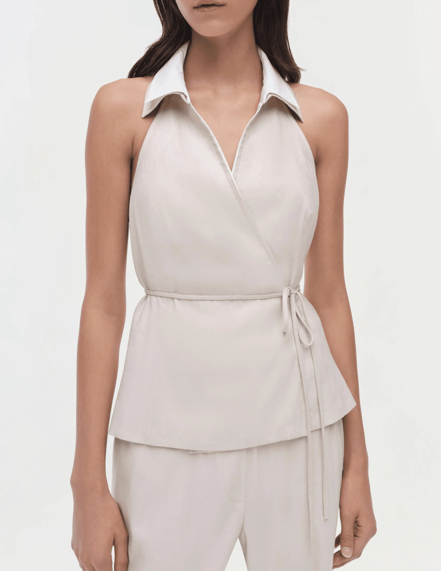 Simkhai Campbell Linen Halter Comfort Improvement