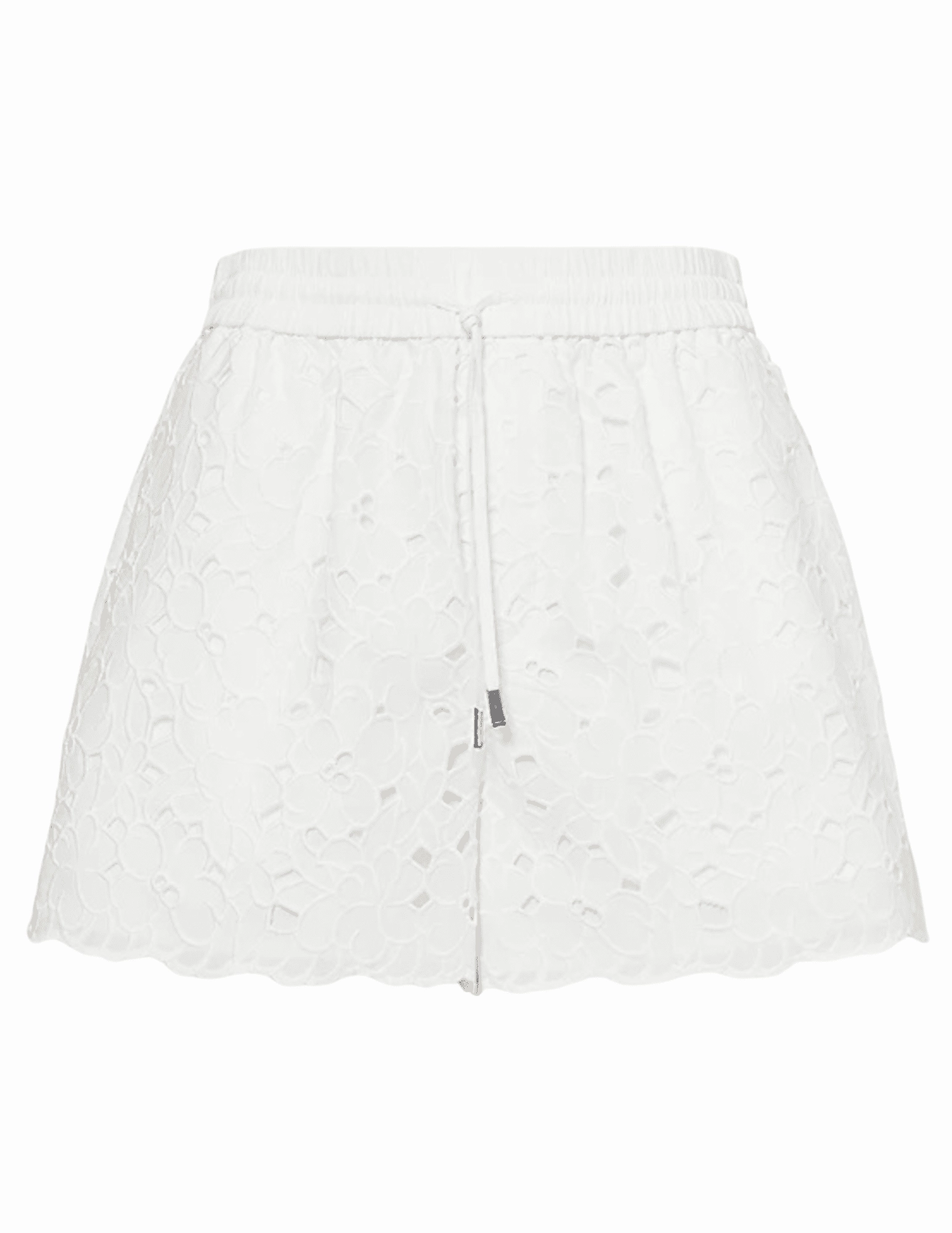 Simkhai Laurence Eyelet Cotton Shorts stain guard
