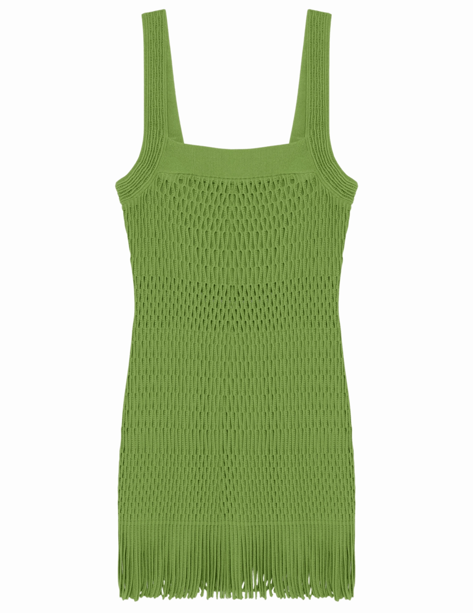 Simkhai Lyria Fringe Mini Dress SALE Core Essential