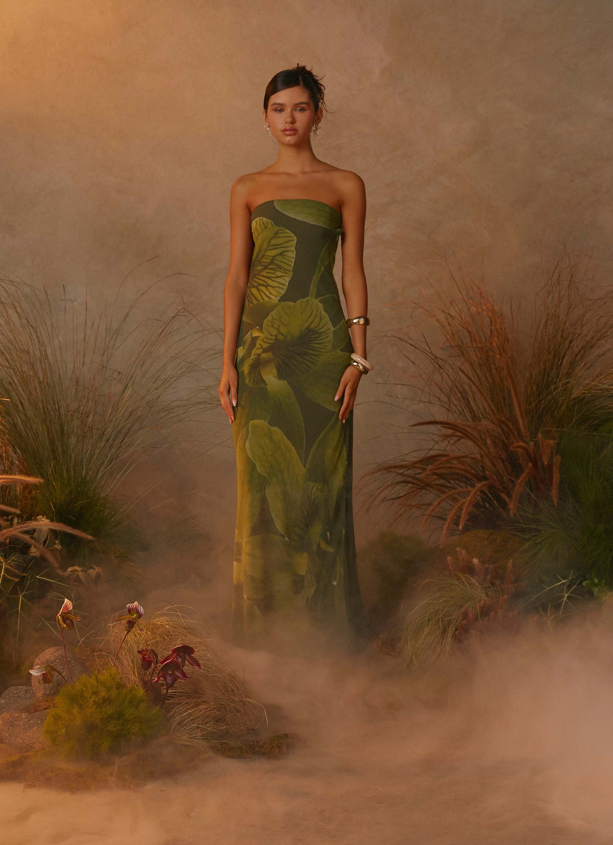 Eye Appeal Bold Fashion Nettle Maxi Dress - Tropic Floral