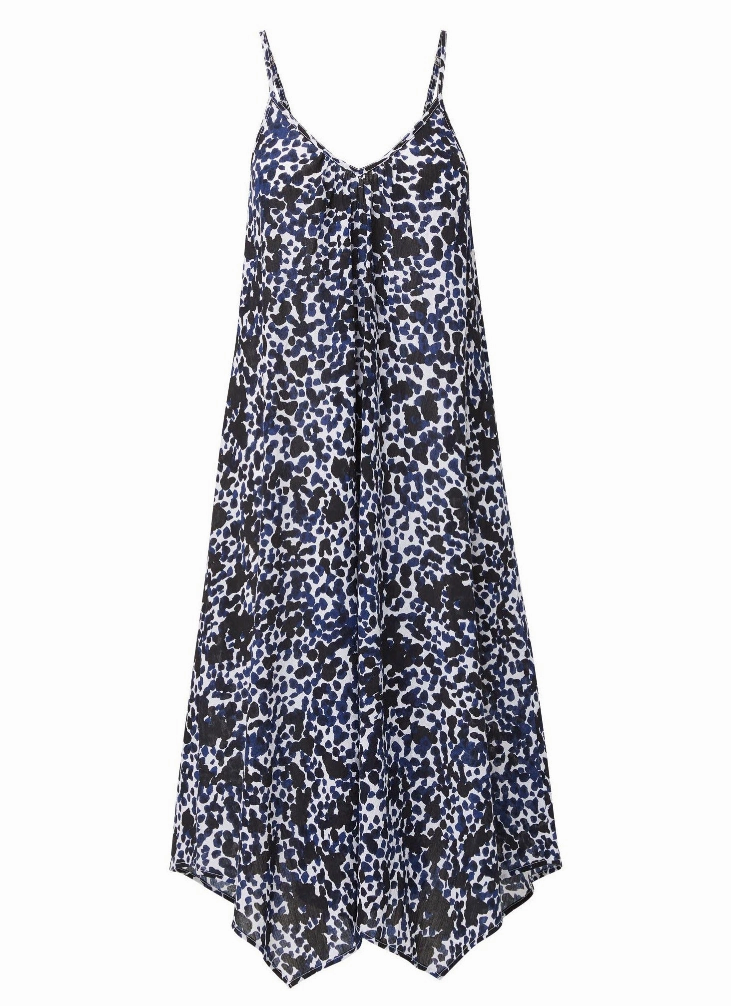 Soft and Relaxed Suzanne Dress Animal Dot