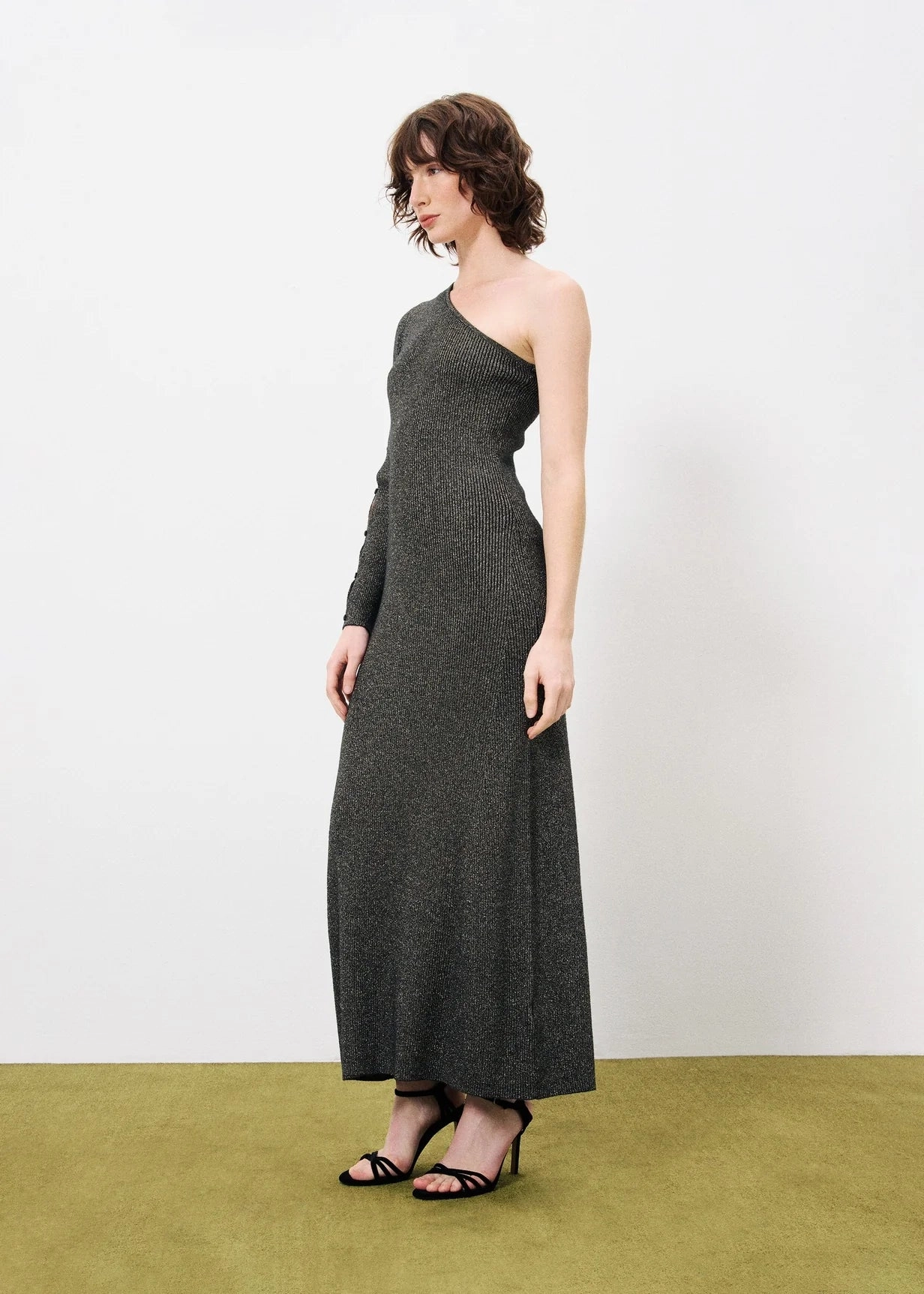 FRNCH Adnise Maxi Dress monochrome Soft Cut
