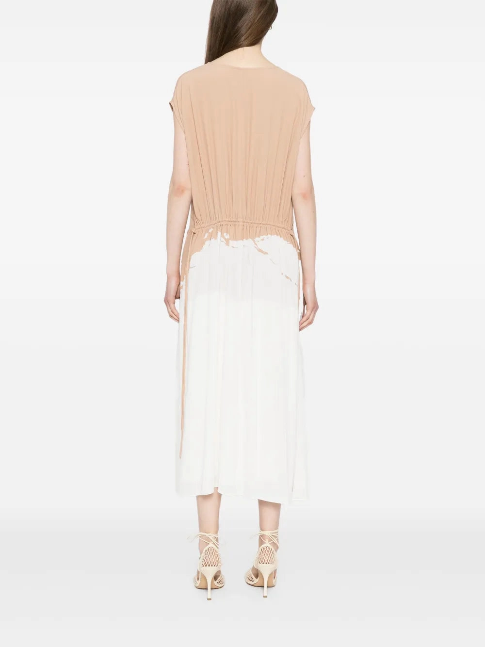 Ezra Dress in Khaki Multi Breath Ease