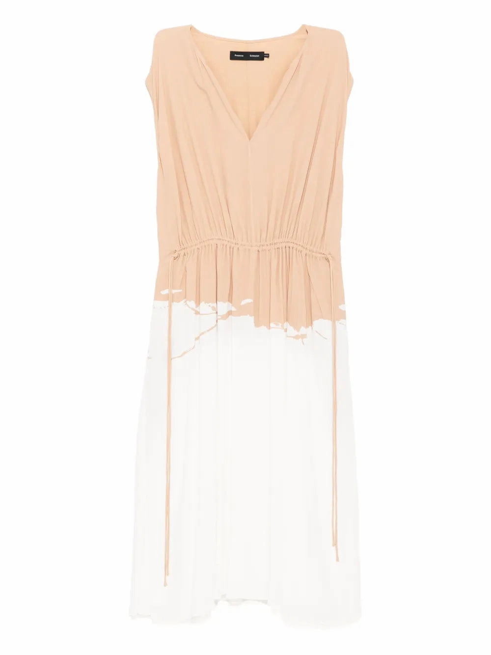 Casual Pullover Relaxed Tank Ezra Dress in Khaki Multi