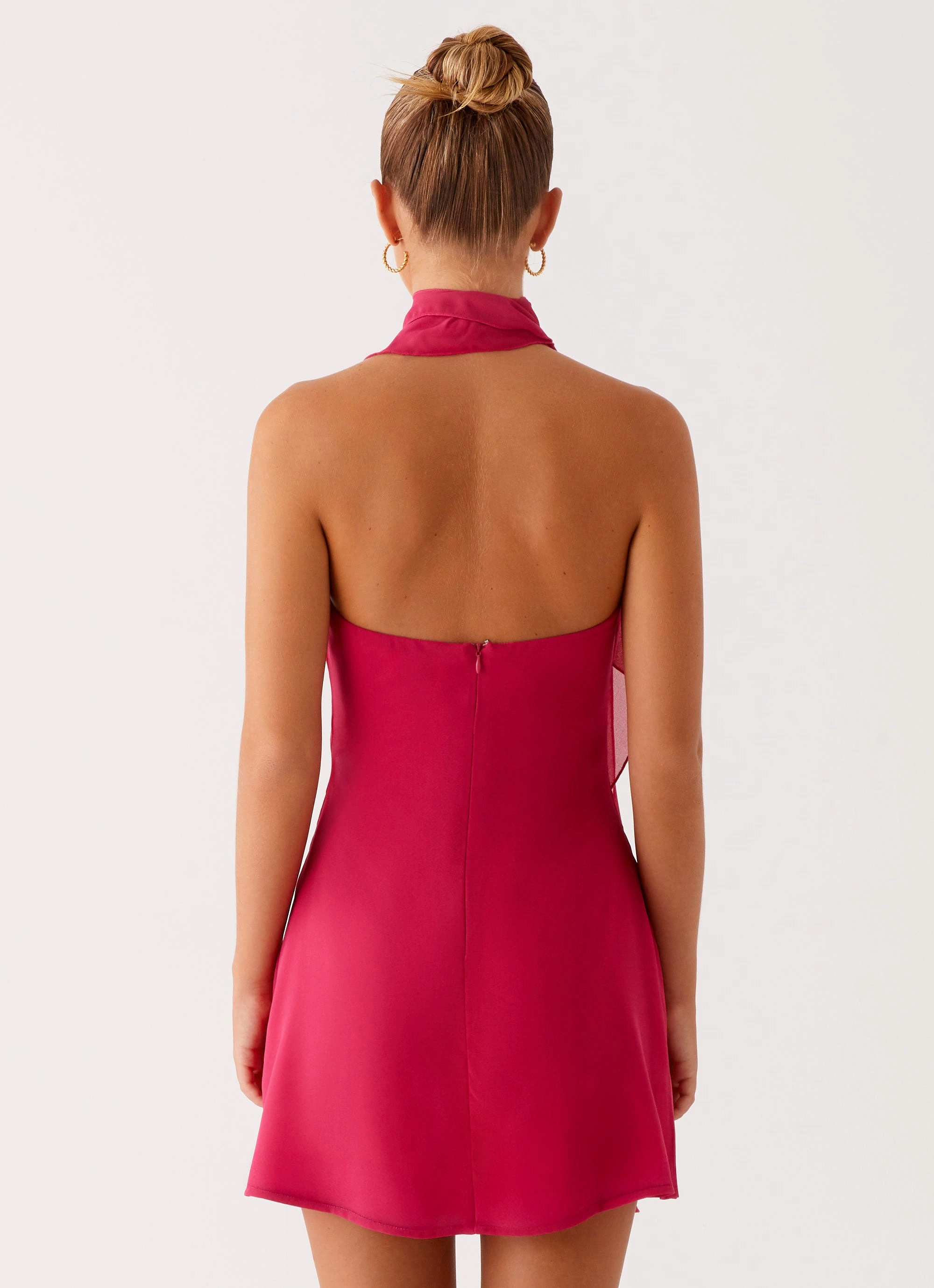 Tanner Mini Dress - Fuchsia Work Comfort