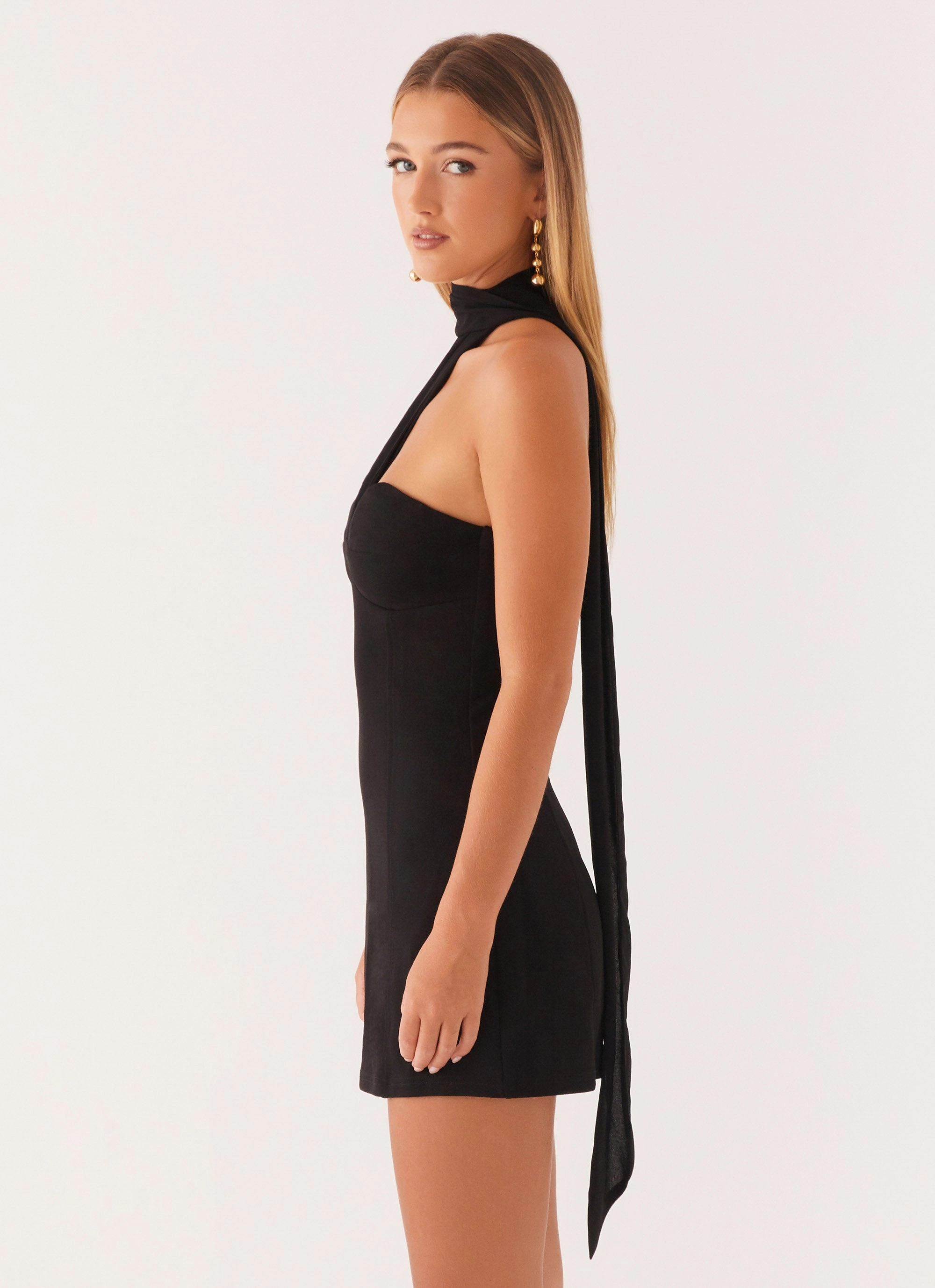 Timeless elegance Sirena Mini Dress - Black
