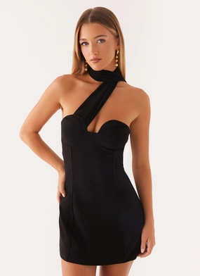 Light Appeal Breeze Grace Sirena Mini Dress - Black