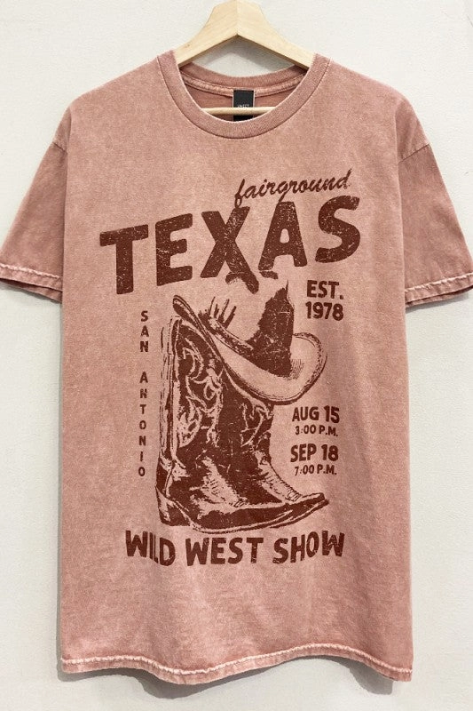 BreathableFabric Texas Wild West Tee S-XL