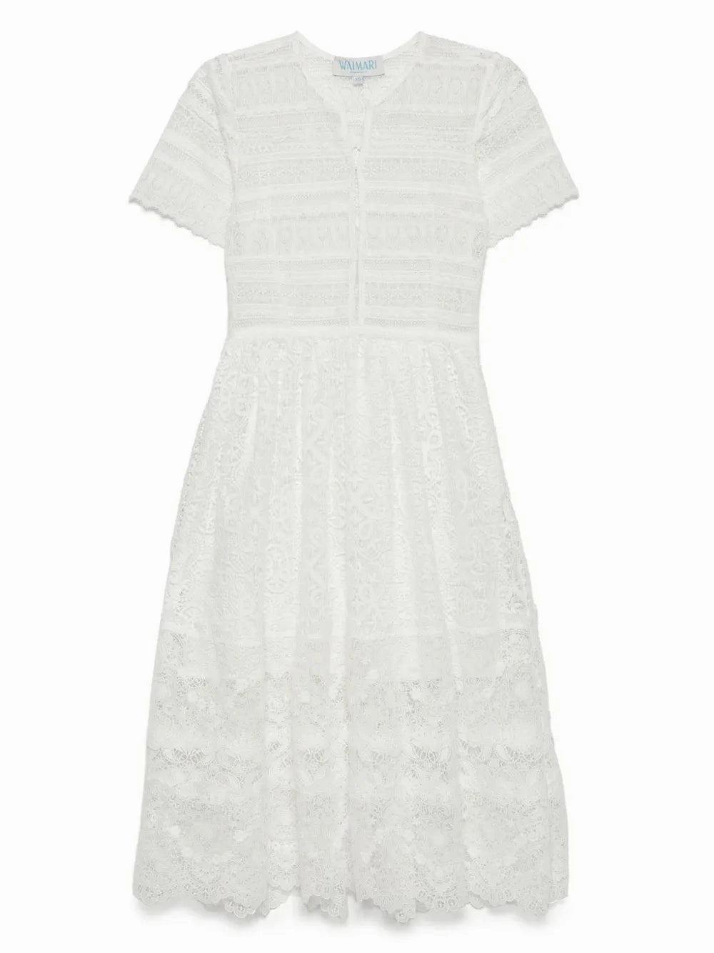HighDensity Knit Gianni Midi Dress in White