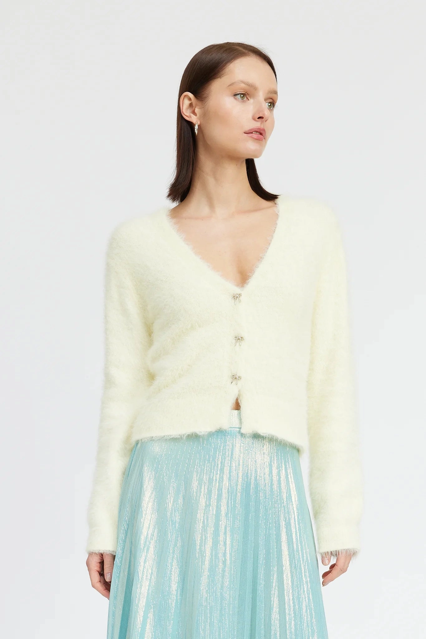 Reinforced Hem Stitching Eco Conscious Packaging Merida Cardigan