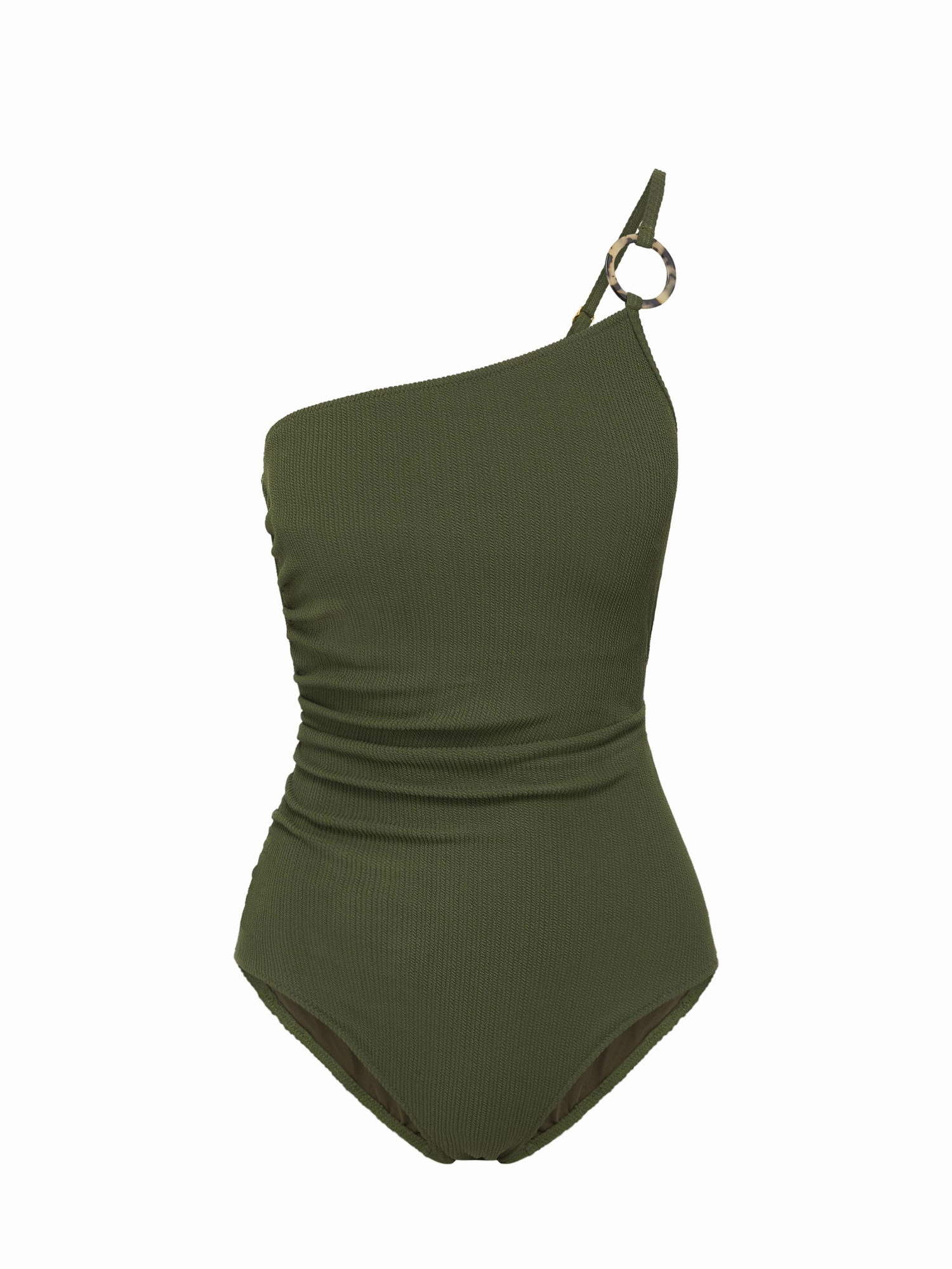 Kara One Piece Olive Texture Tropical Getaway
