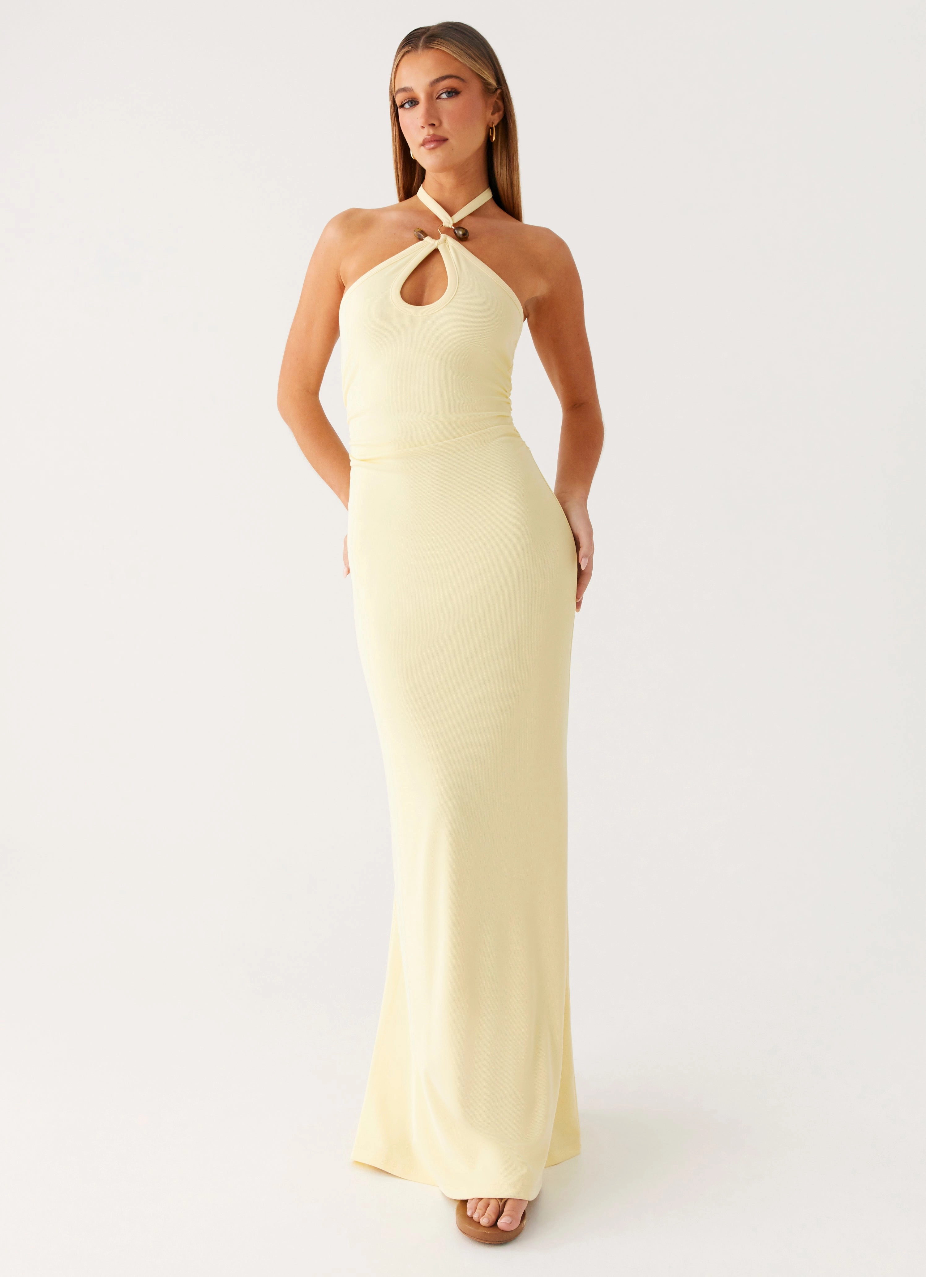 Instant Attraction Maxi Dress - Yellow Tall-Fit