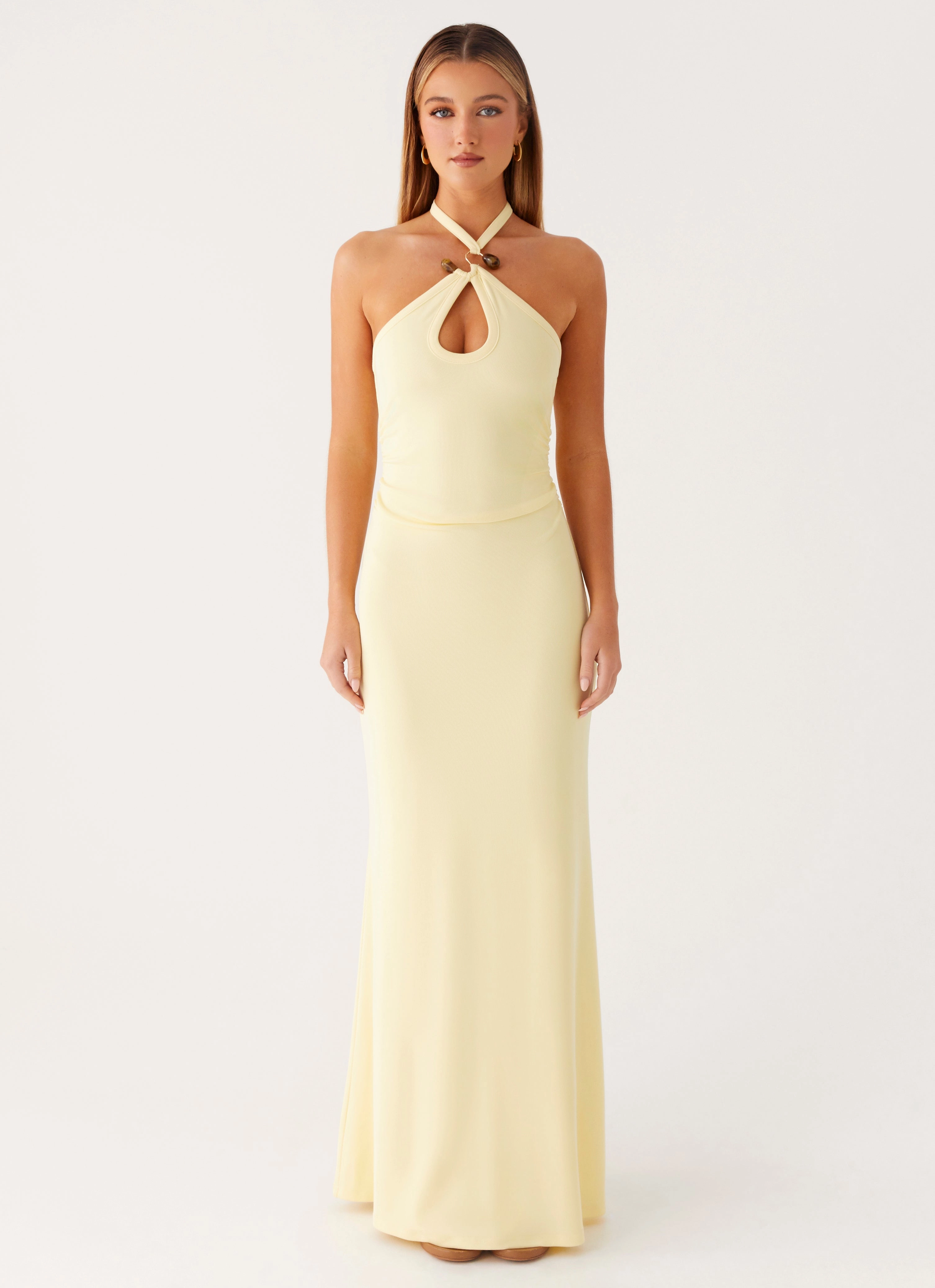 Relaxed Comfort Look Instant Attraction Maxi Dress - Yellow