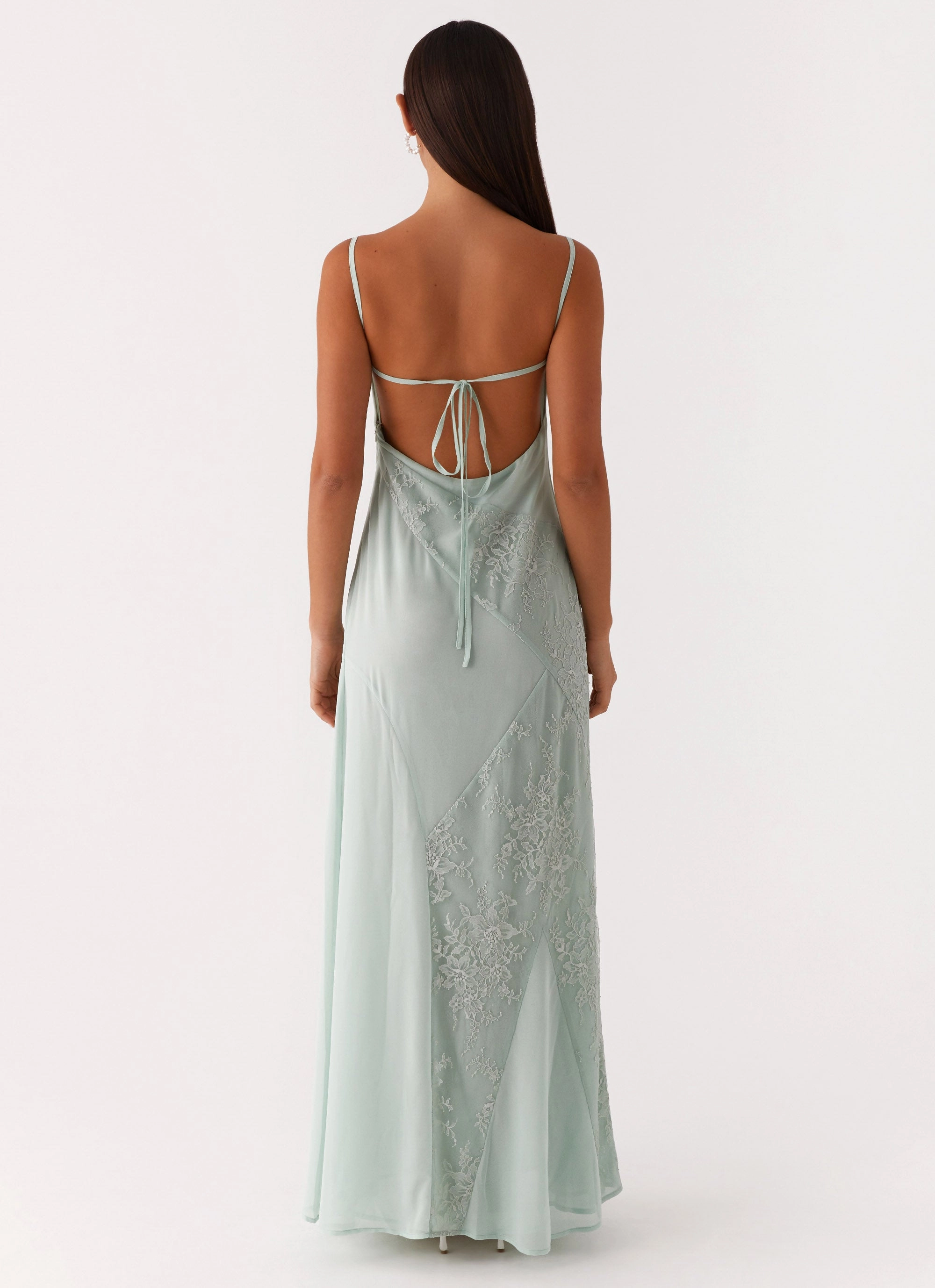 Gabriana Maxi Dress - Sage Euro Ease Elegant Style