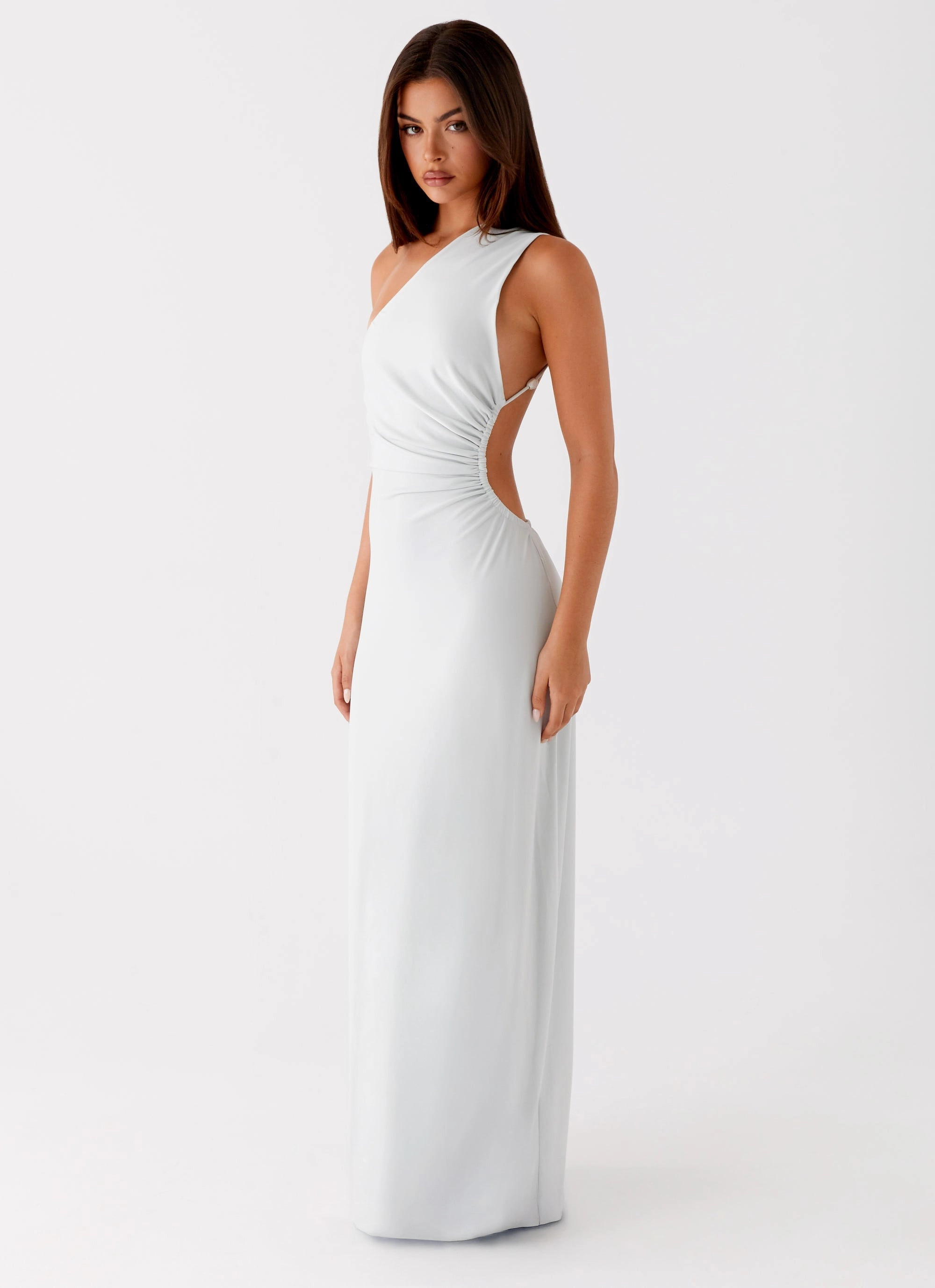 Taurus Maxi Dress - Mint Satin Grace Classic Line