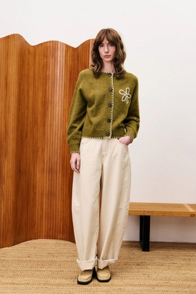 Simple Cut ContrastPlacket FRNCH Bancha Pant