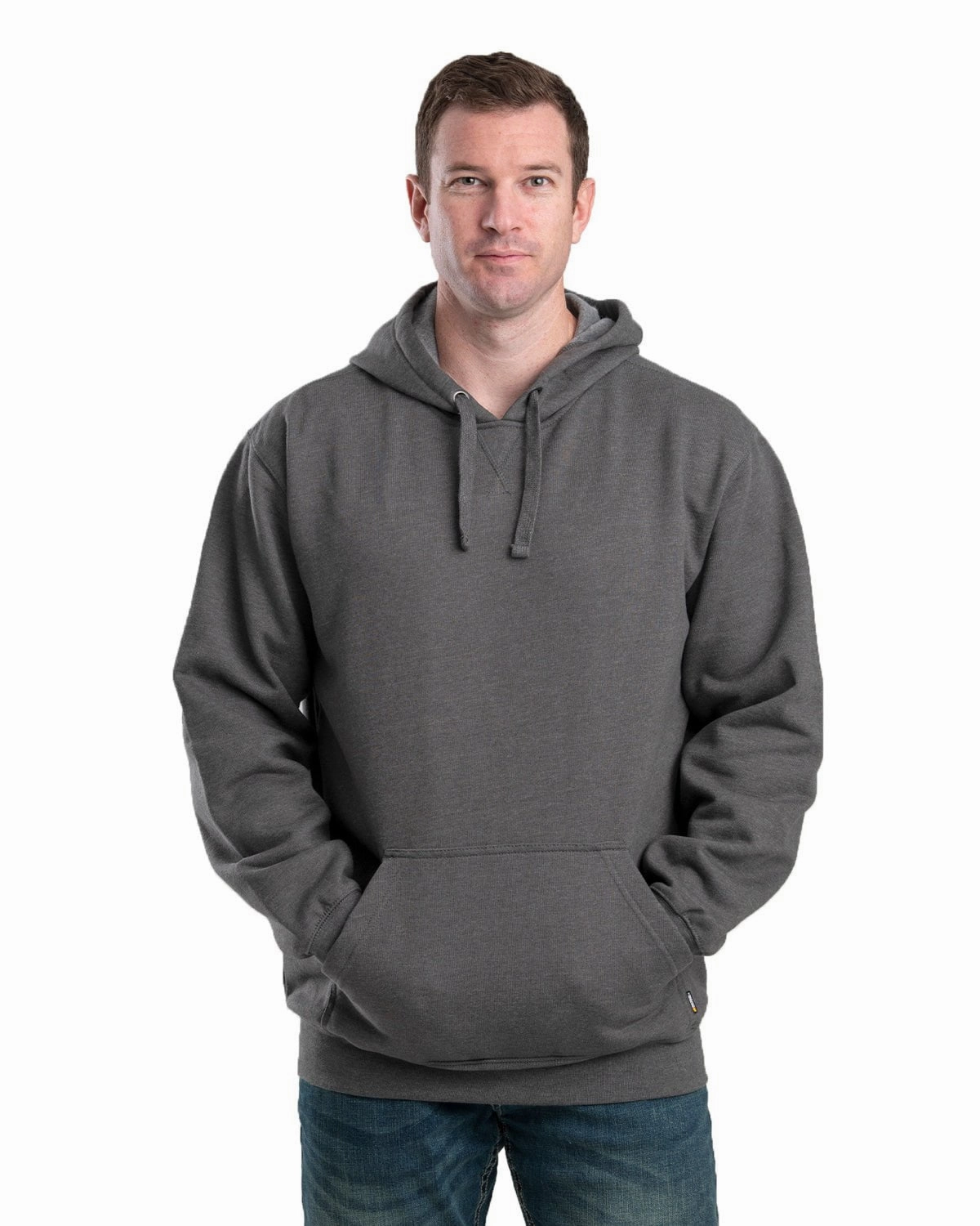 Sport Fit Berne Mens Tundra Pullover Graphite Hoodie