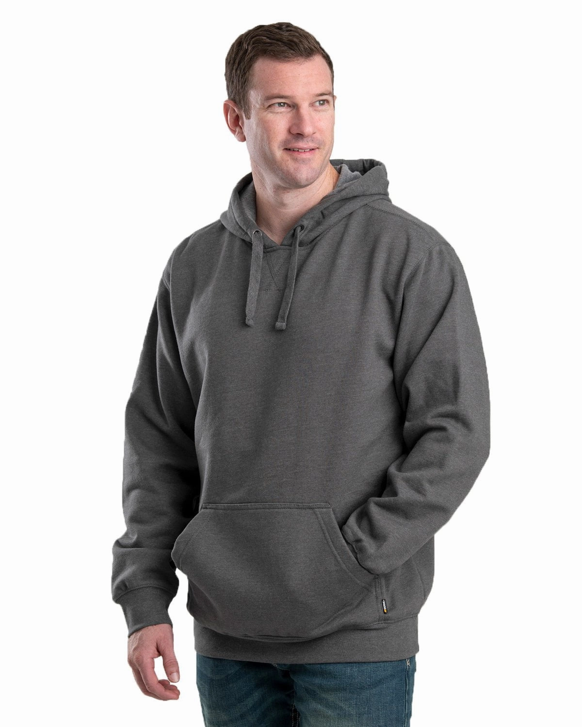 Berne Mens Tundra Pullover Graphite Hoodie Urban Edge
