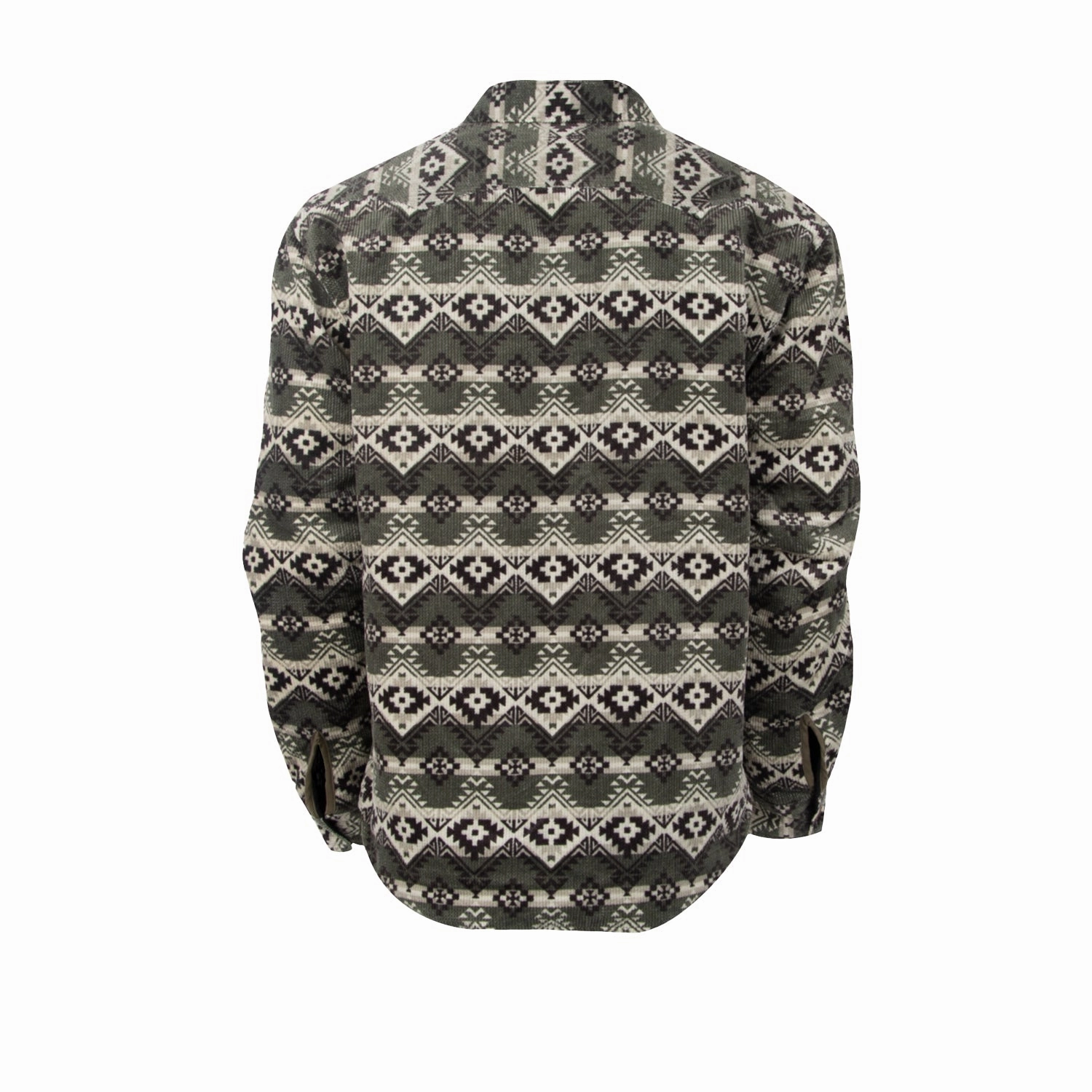 STS Ranchwear Mens Everette Reversible Olive/Khaki Poly/Cotton Cotton Jacket Snag Free Zipper Technology