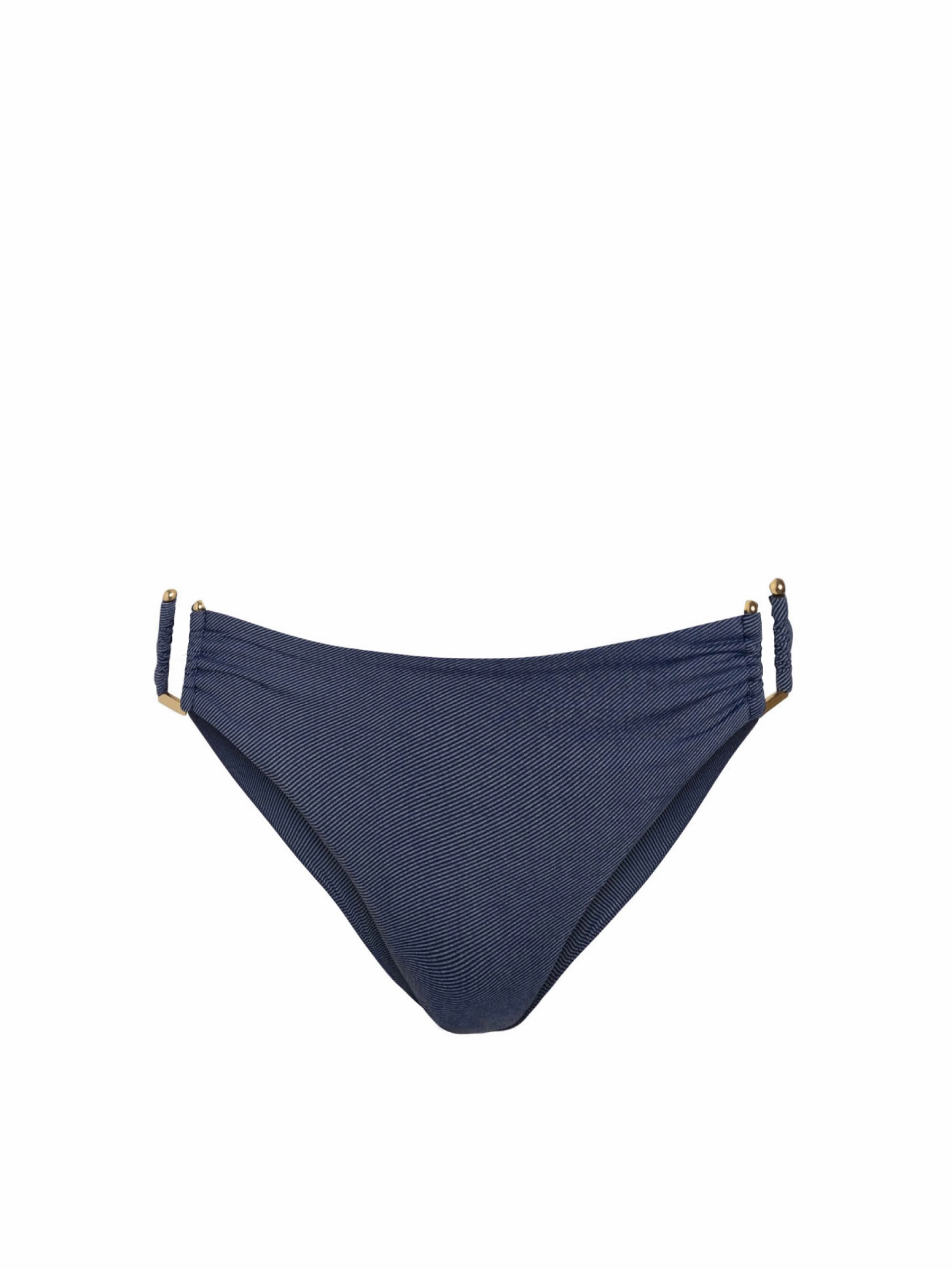 Layla Bottom In Indigo Twill Ocean Swimwear