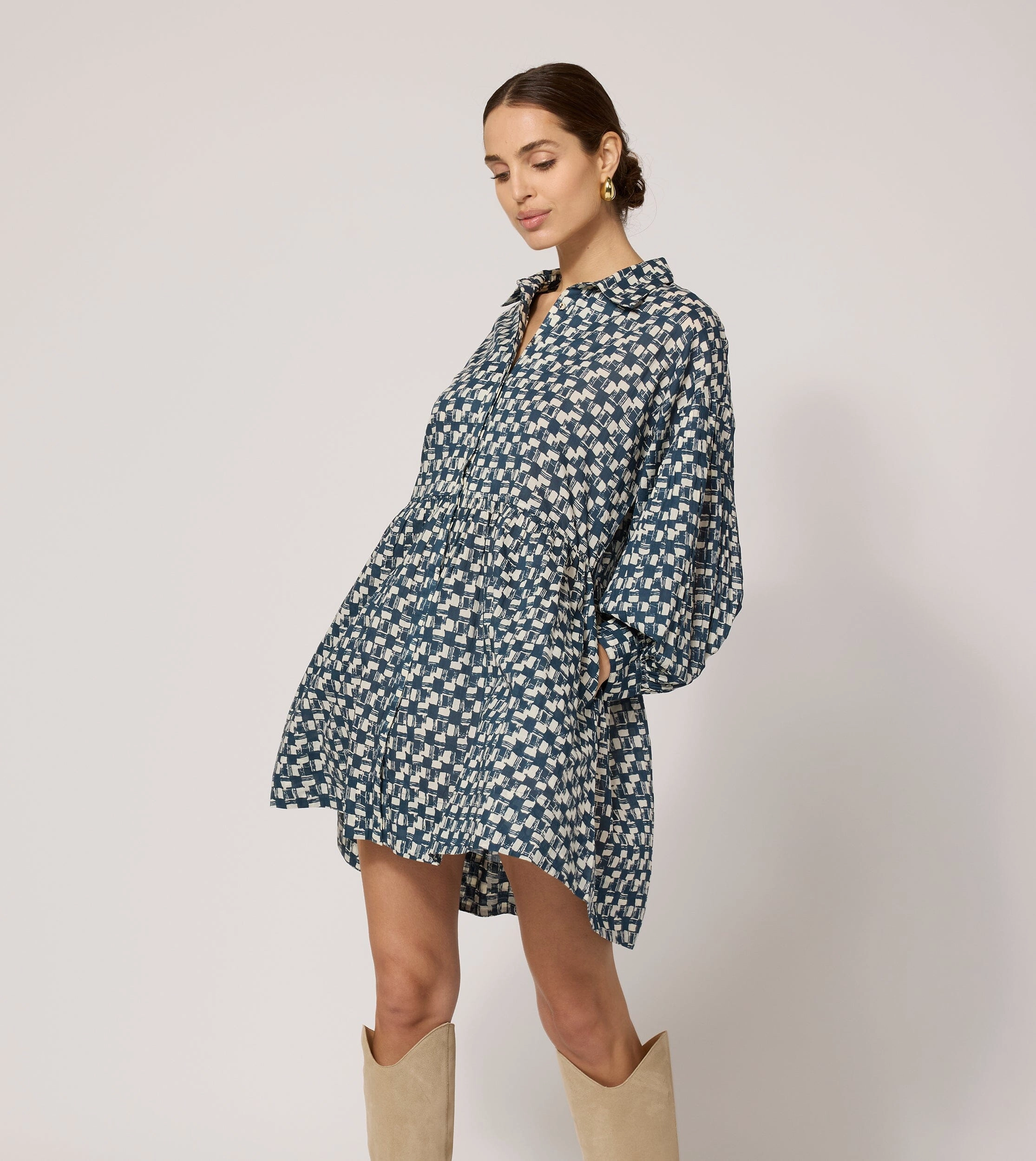 Collette Mini Dress | Biarritz SoftFeel Fabric