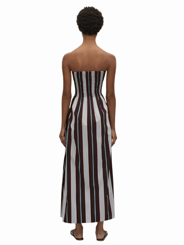Sanya Maxi Dress in Athens Stripe Fresh Stitch