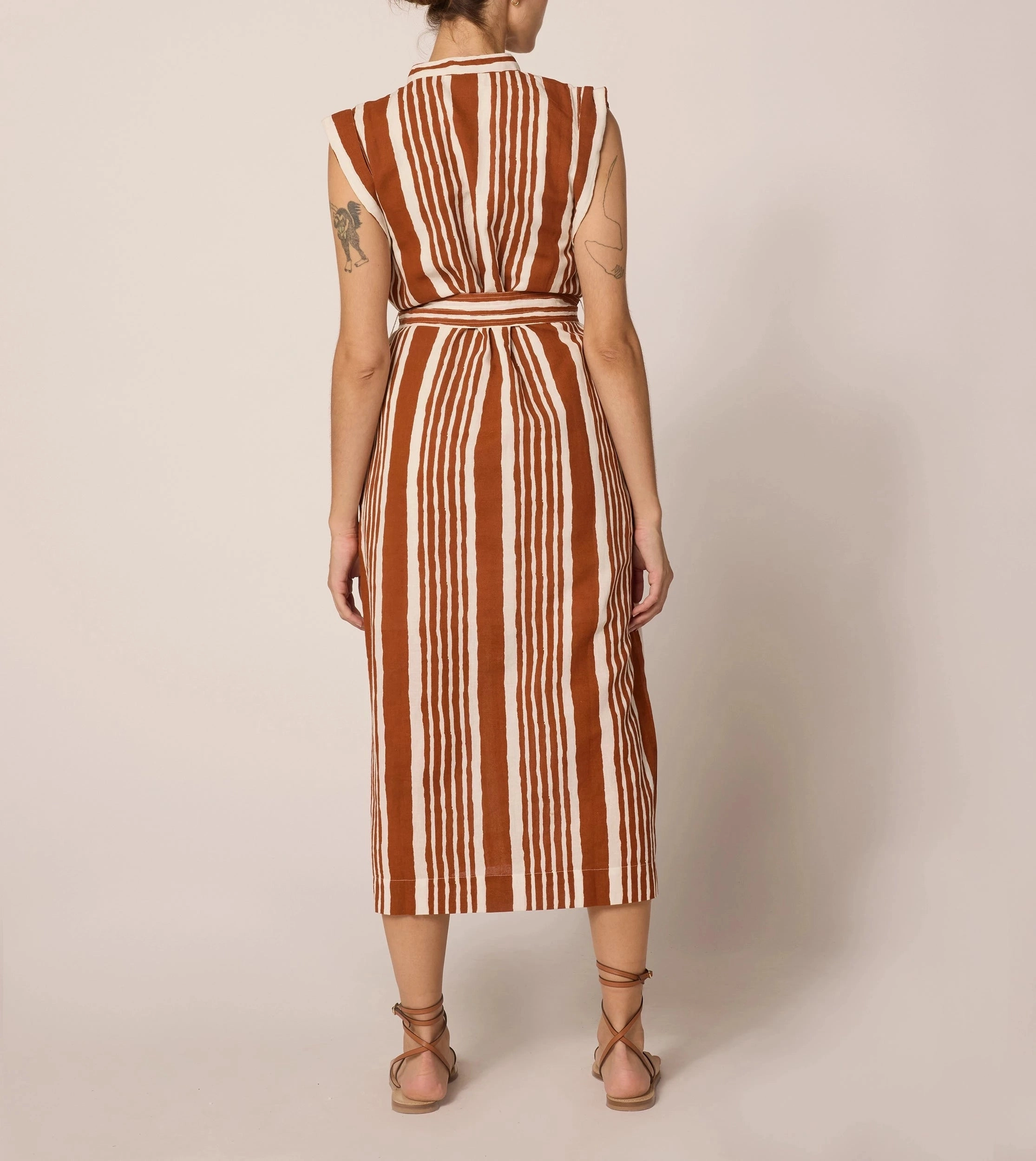 Breezy Fit Lani Midi Dress | Vecchio Stripe