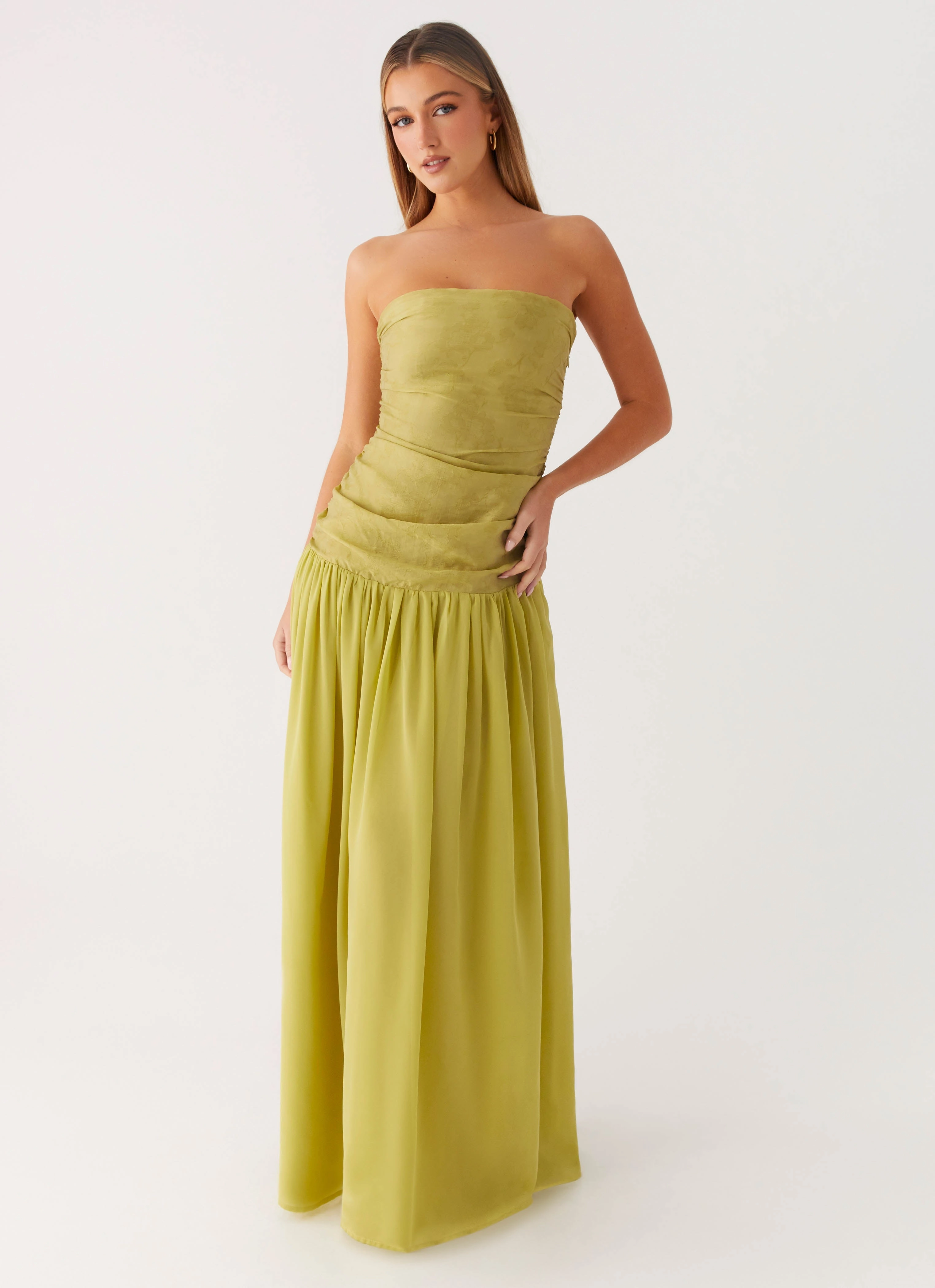 Dreamer Maxi Dress - Lime Zest Soft Movement Dance-Party