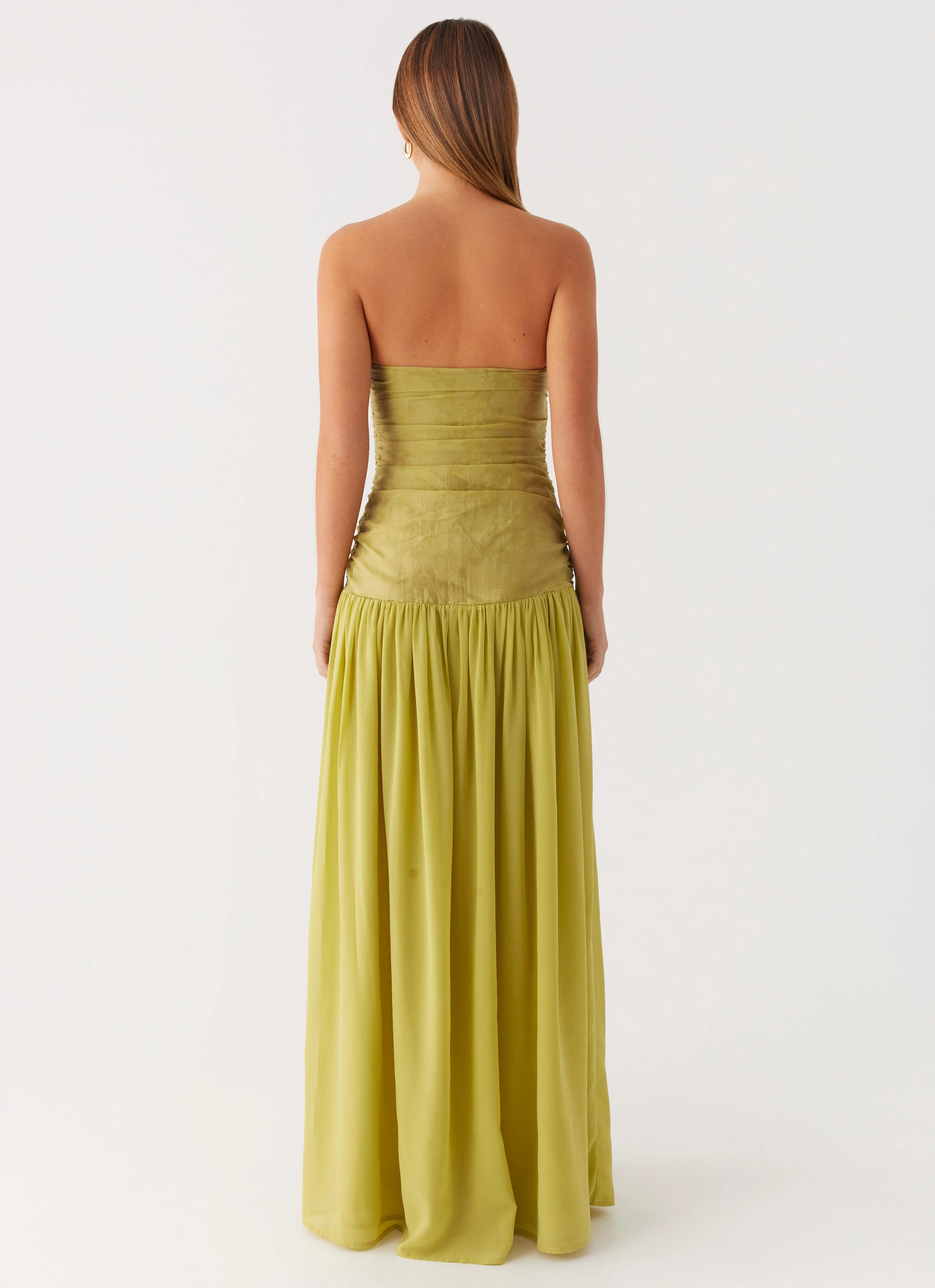 Dreamer Maxi Dress - Lime Zest Classy Look