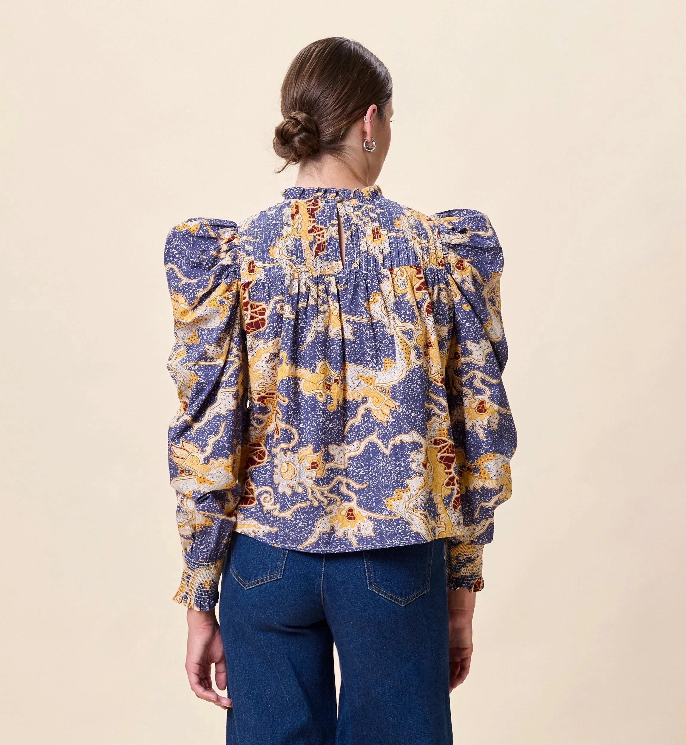 Winter Wardrobe Irina Blouse | Blue Castello