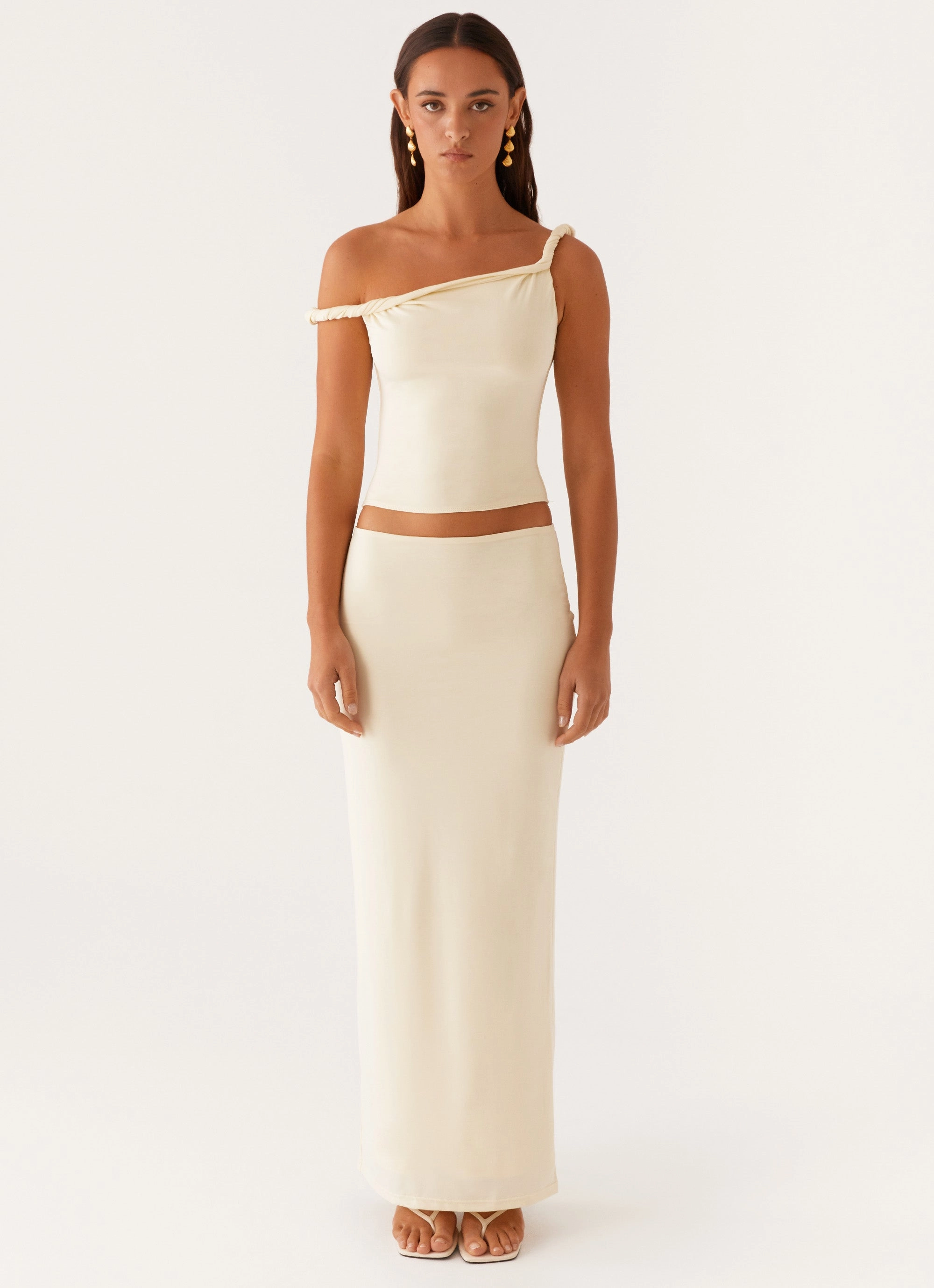 AntiOdor Solace Soul Twist Shoulder Top - Yellow