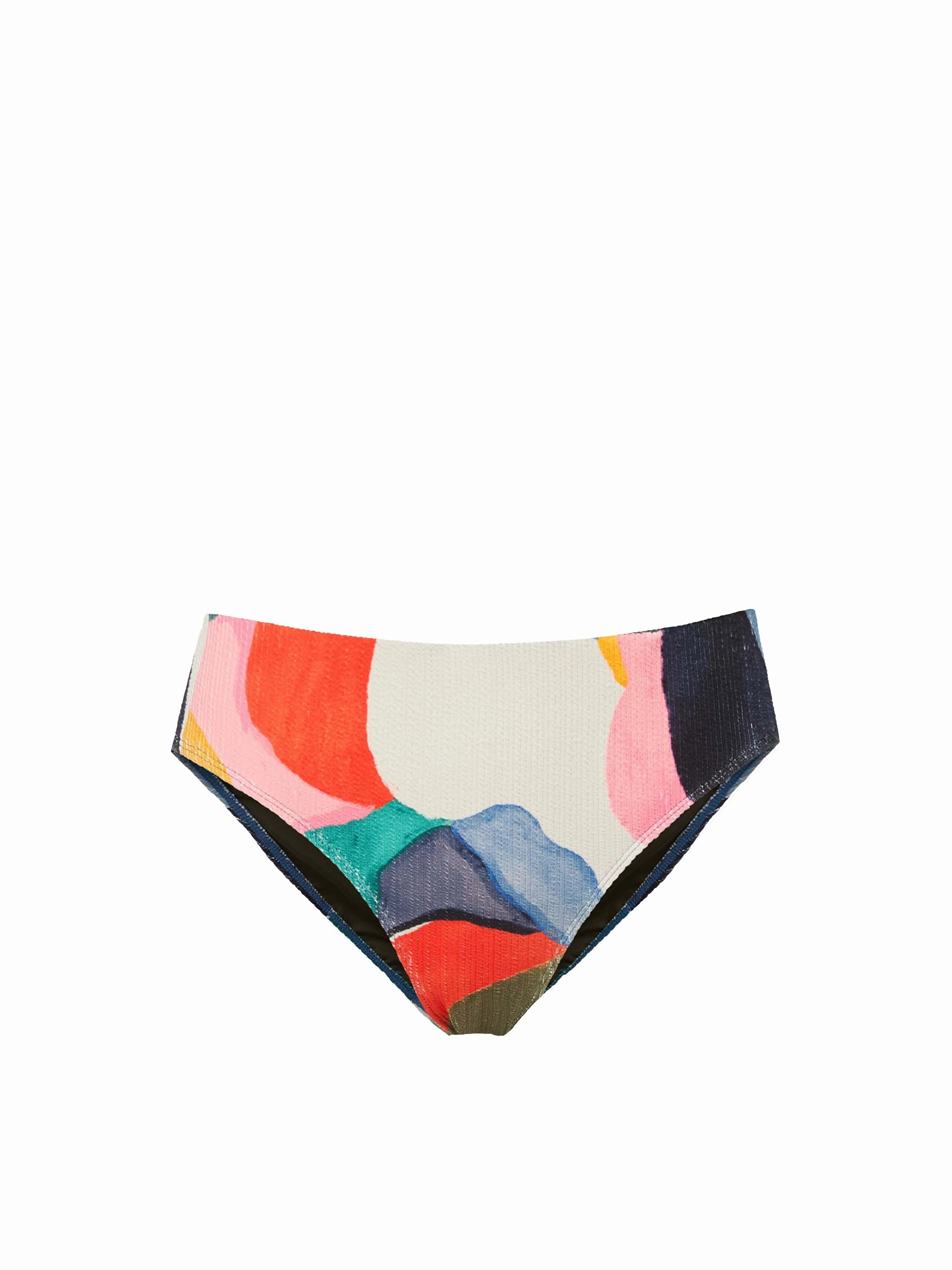 Classic Midrise Bottom In Carta Colorblock Texture Sand Free Minimalist Stitching