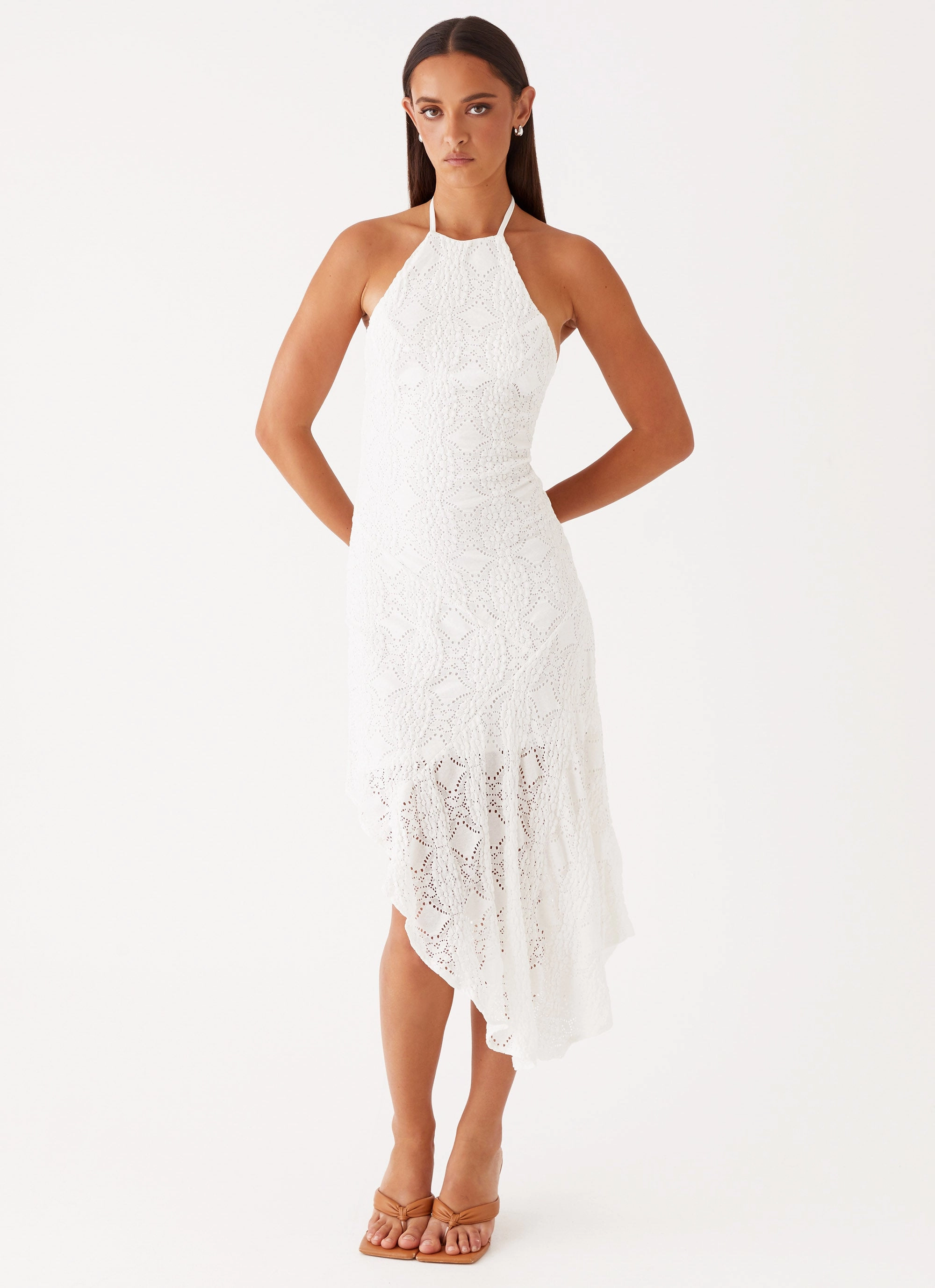 Subtle pattern Subtle Motion Sondela Maxi Dress - White