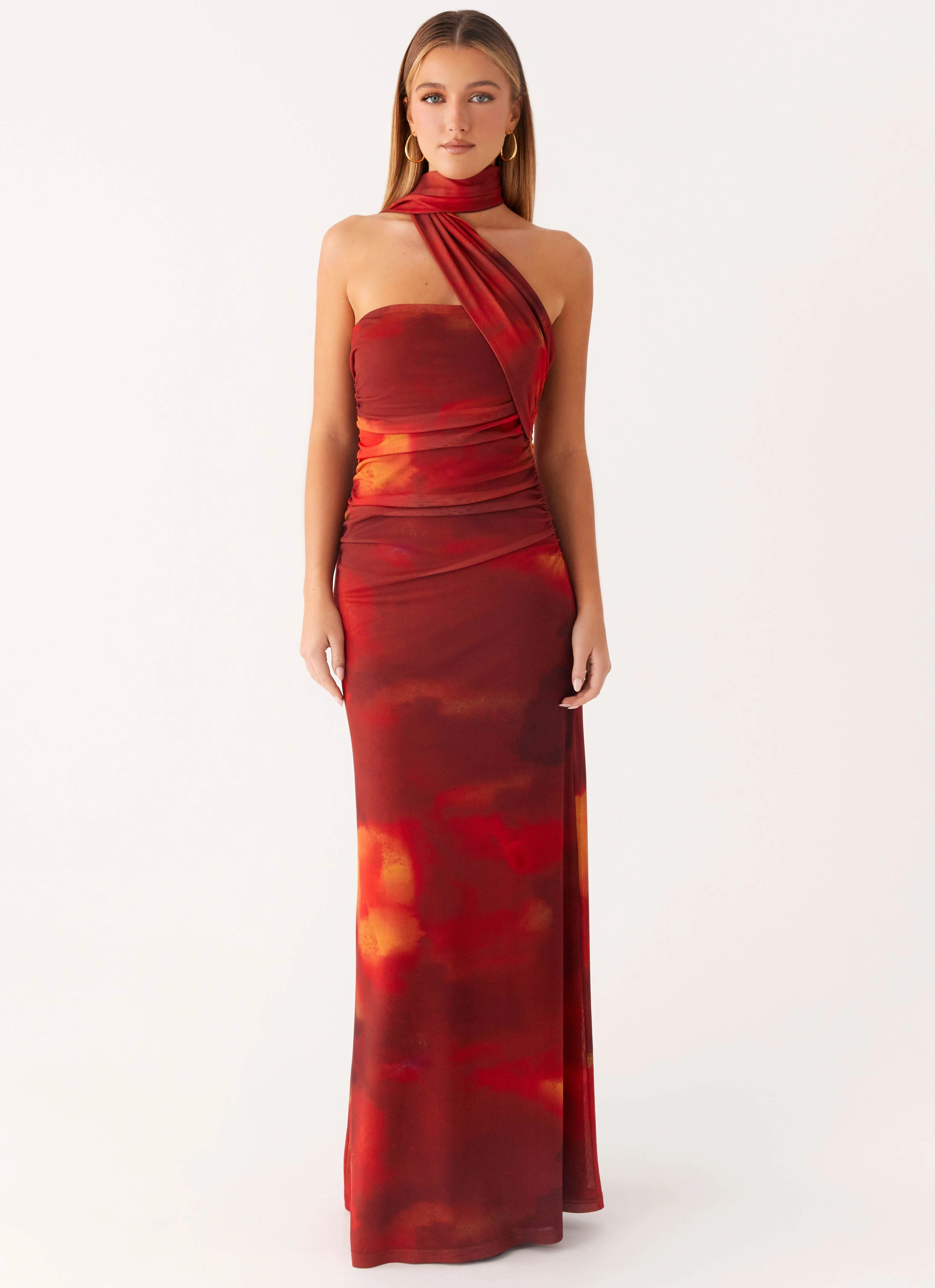 Bloom Soft Songbird Maxi Dress - Scarlet Blur