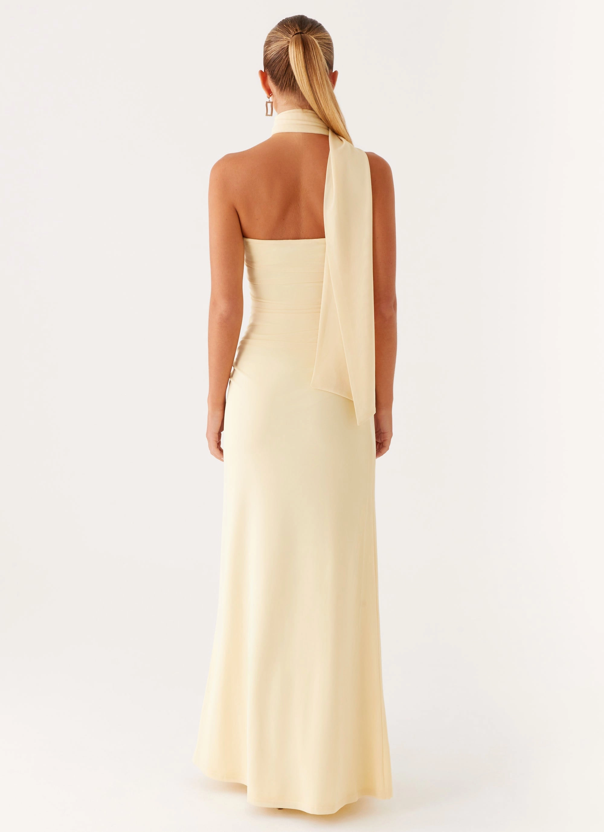 Songbird Maxi Dress - Yellow Airy Comfort Travel-Essential