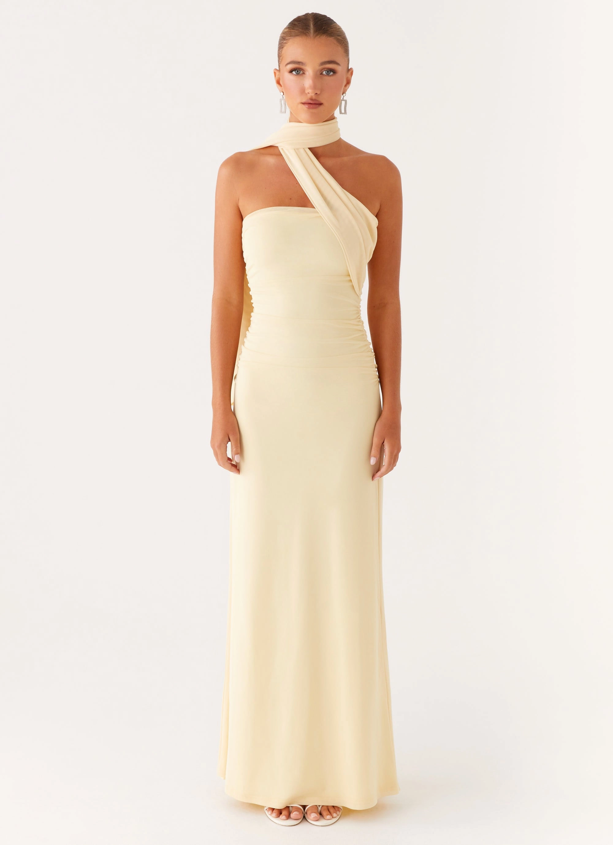 Songbird Maxi Dress - Yellow Bless Glow