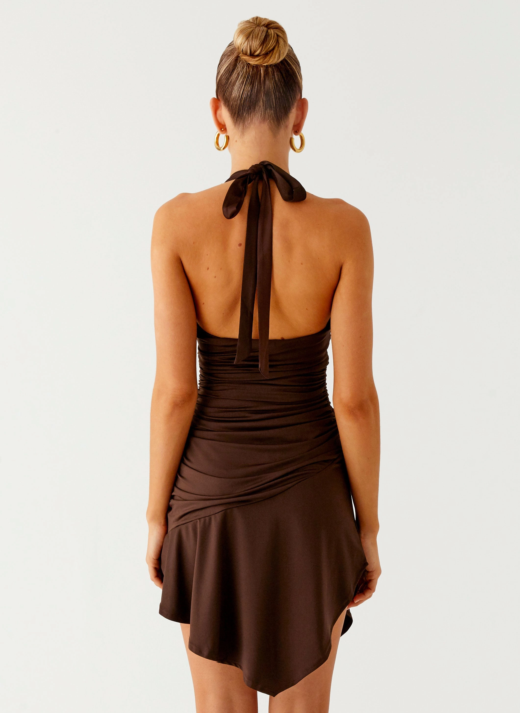 Easy Pairing Colt Mini Dress - Chocolate