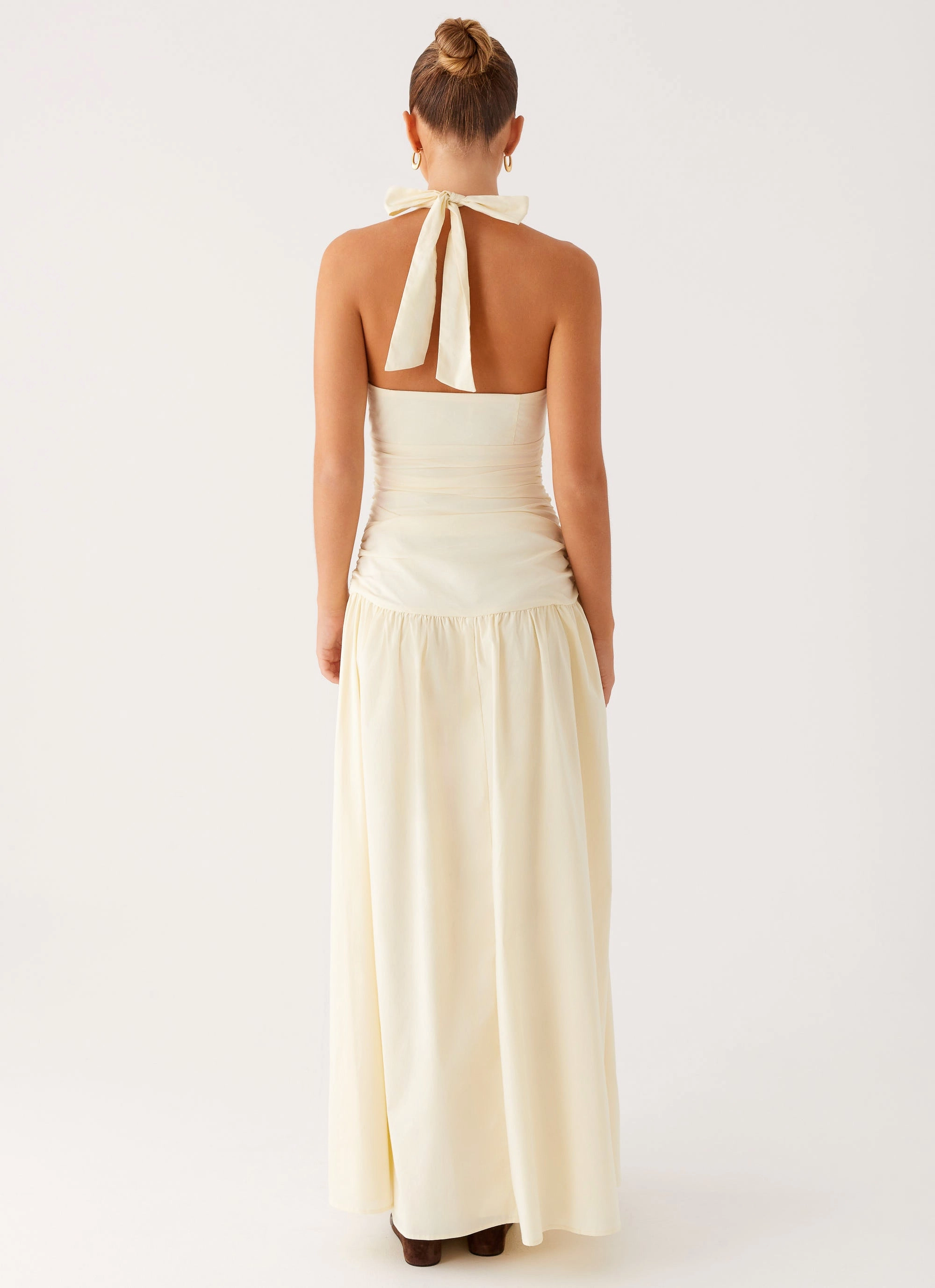 Val Maxi Dress - Lemon Chic Silhouette