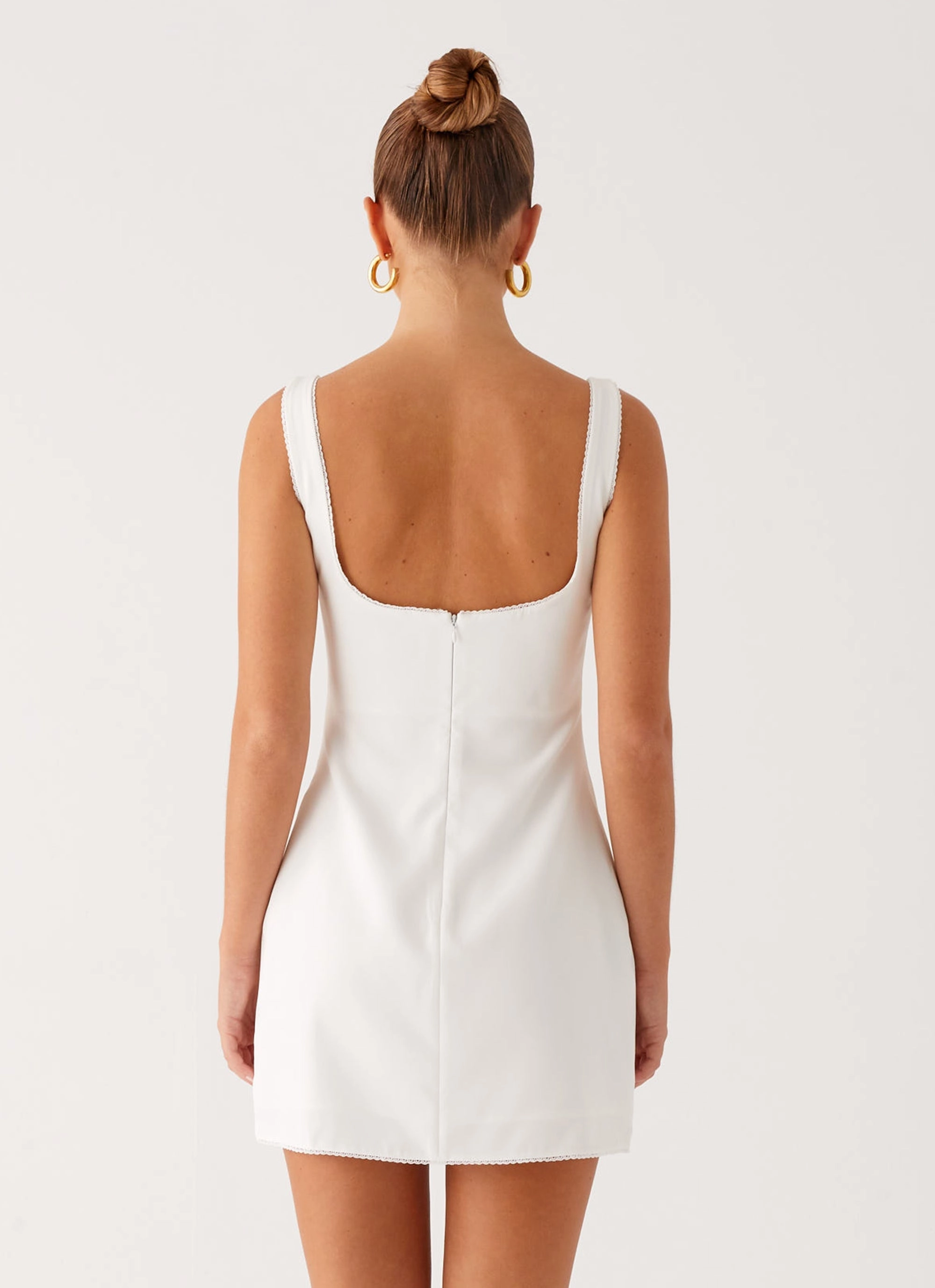 Sedona Mini Dress - White Timeless Fit